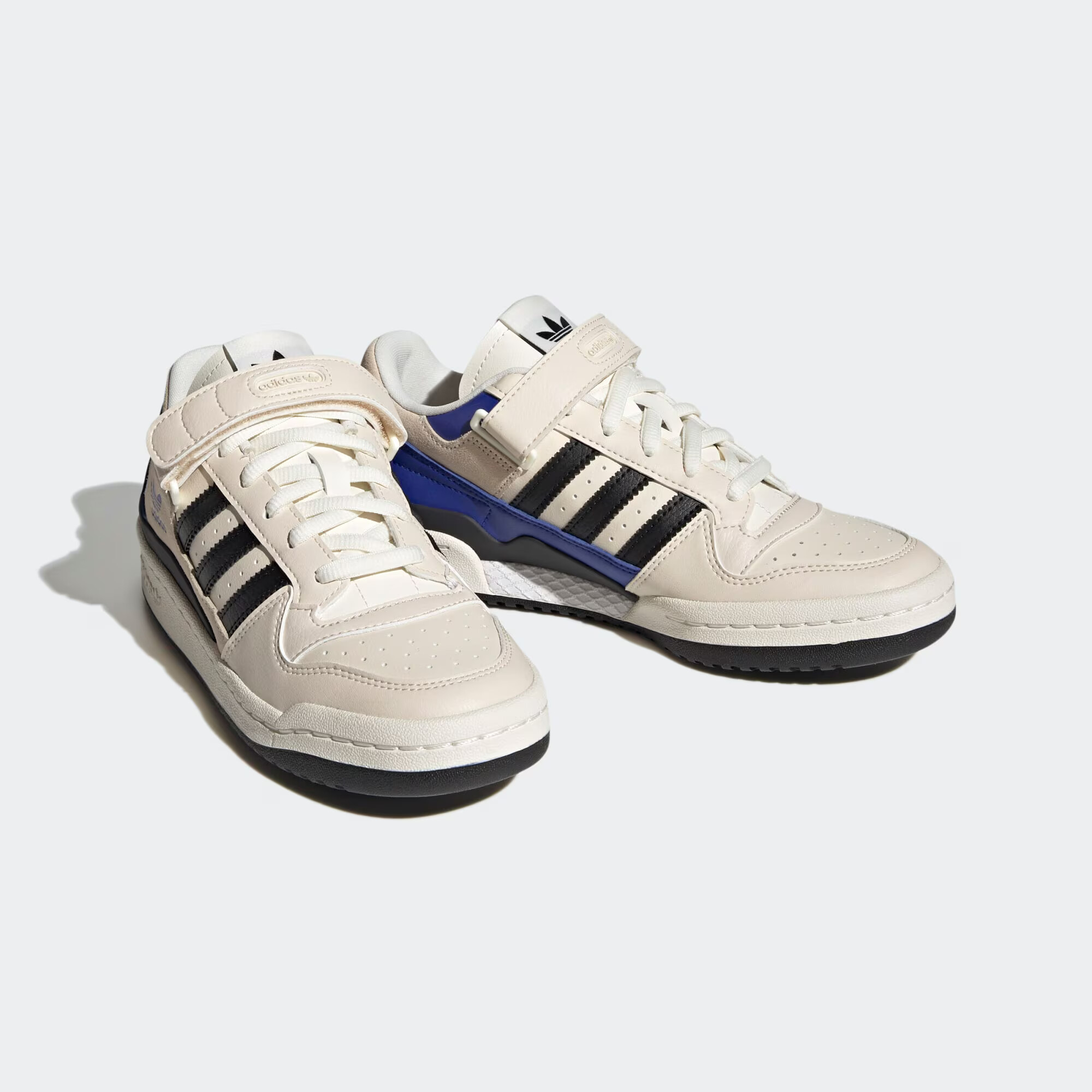 ADIDAS ORIGINALS Nizke superge 'Forum' bež / modra / črna - Pepit.si