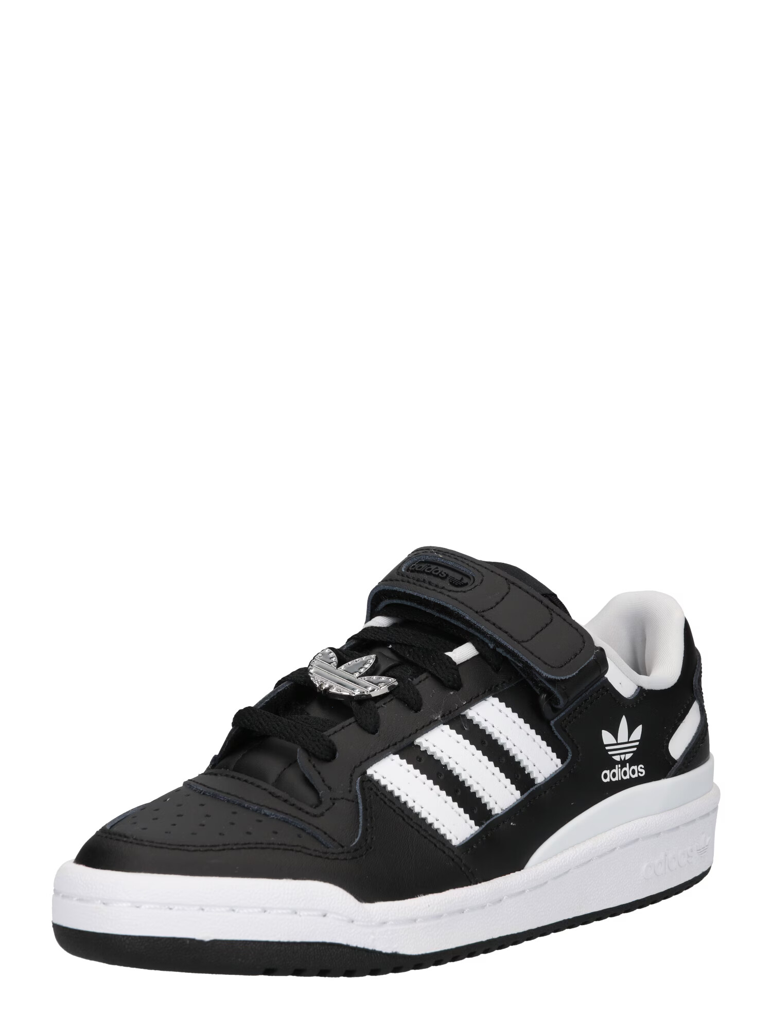 ADIDAS ORIGINALS Nizke superge 'Forum' črna / bela - Pepit.si