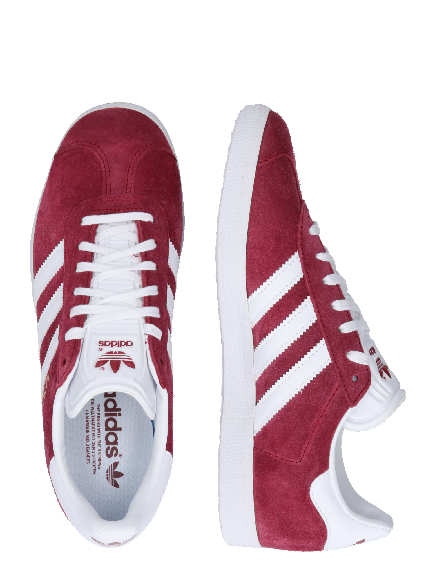 ADIDAS ORIGINALS Nizke superge 'Gazelle' merlot / bela - Pepit.si