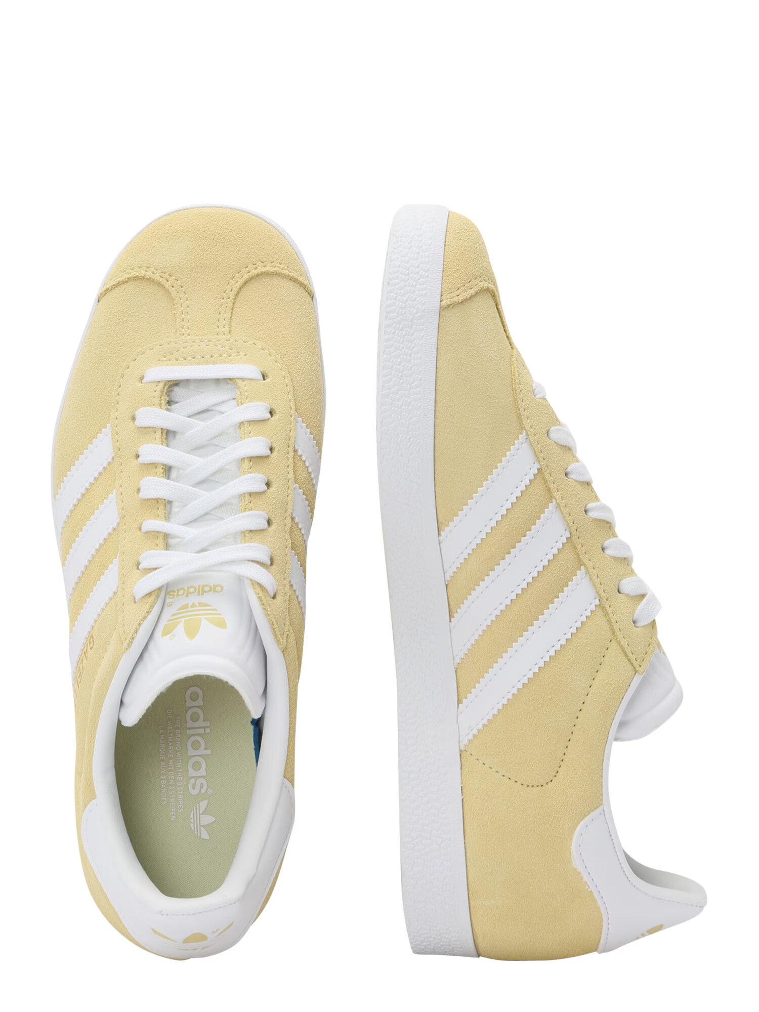 ADIDAS ORIGINALS Nizke superge 'Gazelle' svetlo rumena / bela - Pepit.si