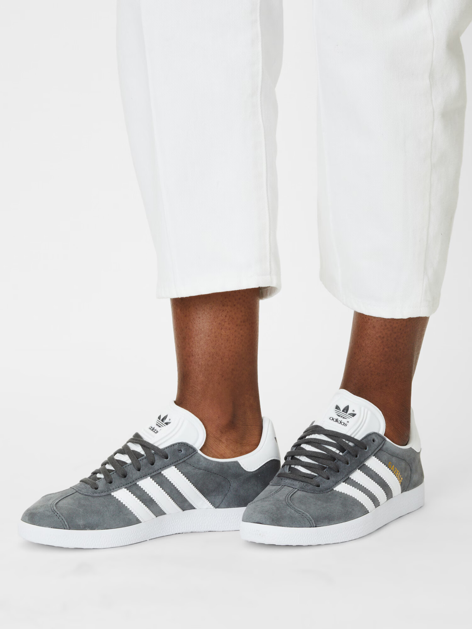 ADIDAS ORIGINALS Nizke superge 'Gazelle' temno siva / bela - Pepit.si