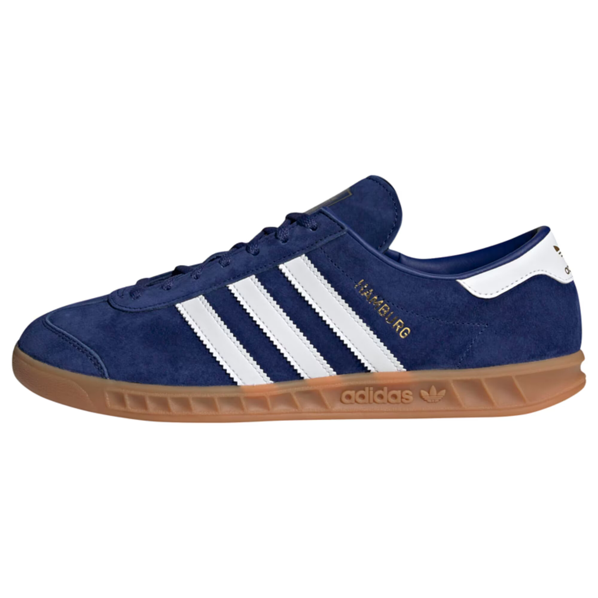 ADIDAS ORIGINALS Nizke superge 'Hamburg' bela / temno modra - Pepit.si