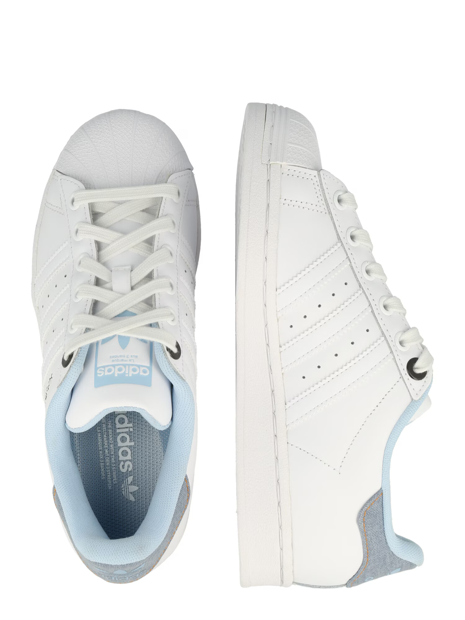 ADIDAS ORIGINALS Nizke superge moder denim / bela - Pepit.si