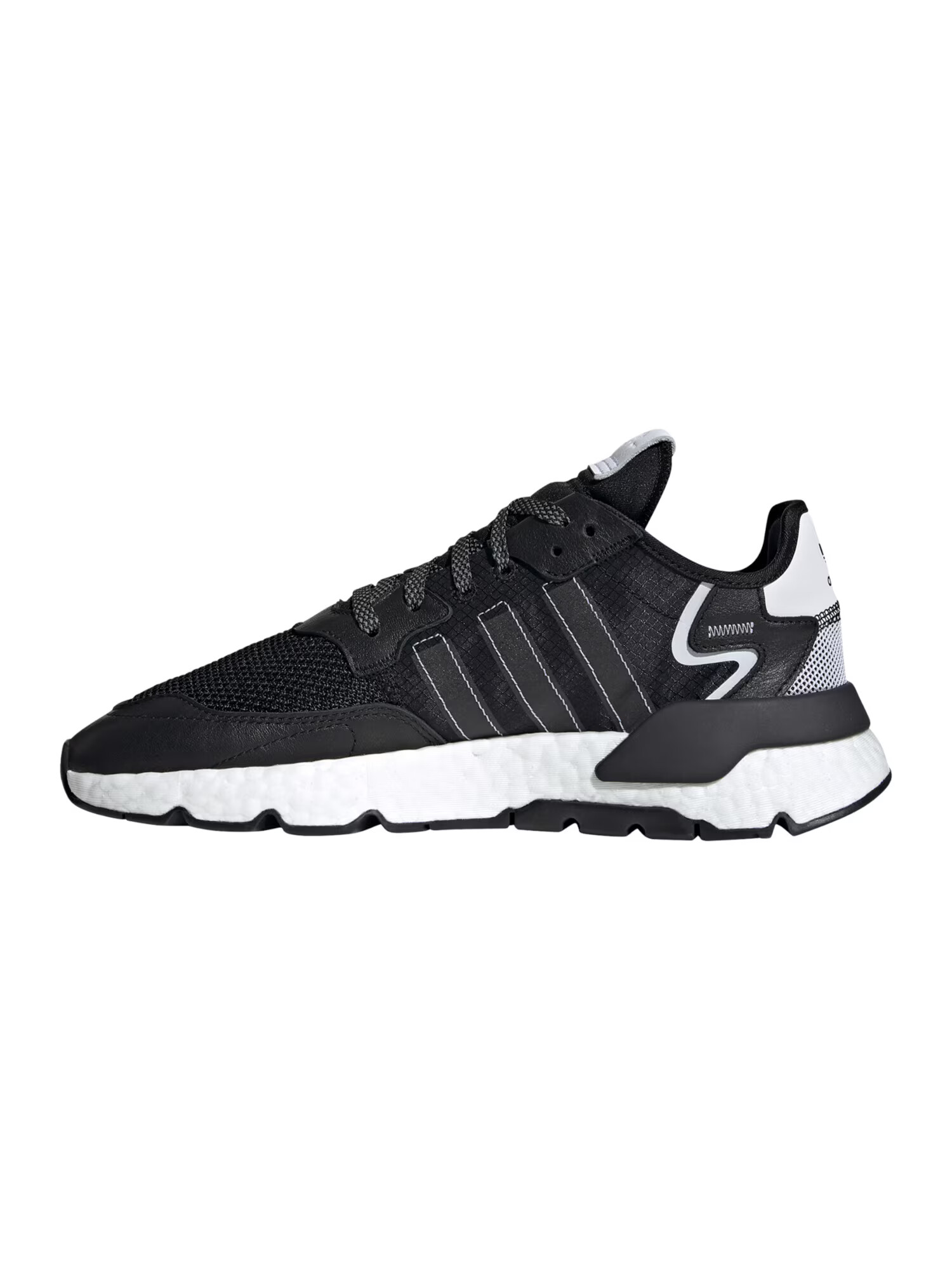 ADIDAS ORIGINALS Nizke superge 'Nite Jogger' bela / črna - Pepit.si