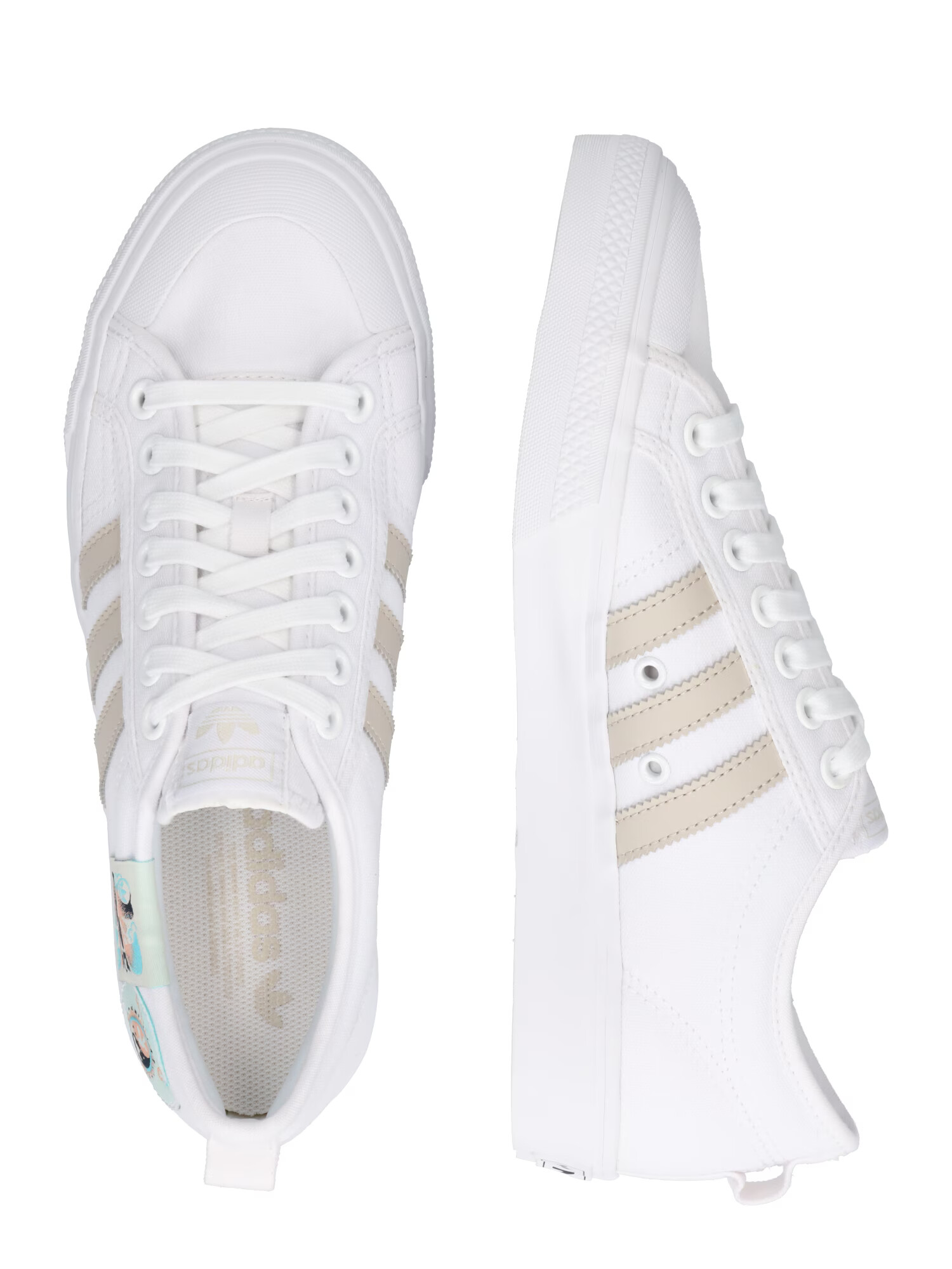 ADIDAS ORIGINALS Nizke superge 'NIZZA' bela - Pepit.si