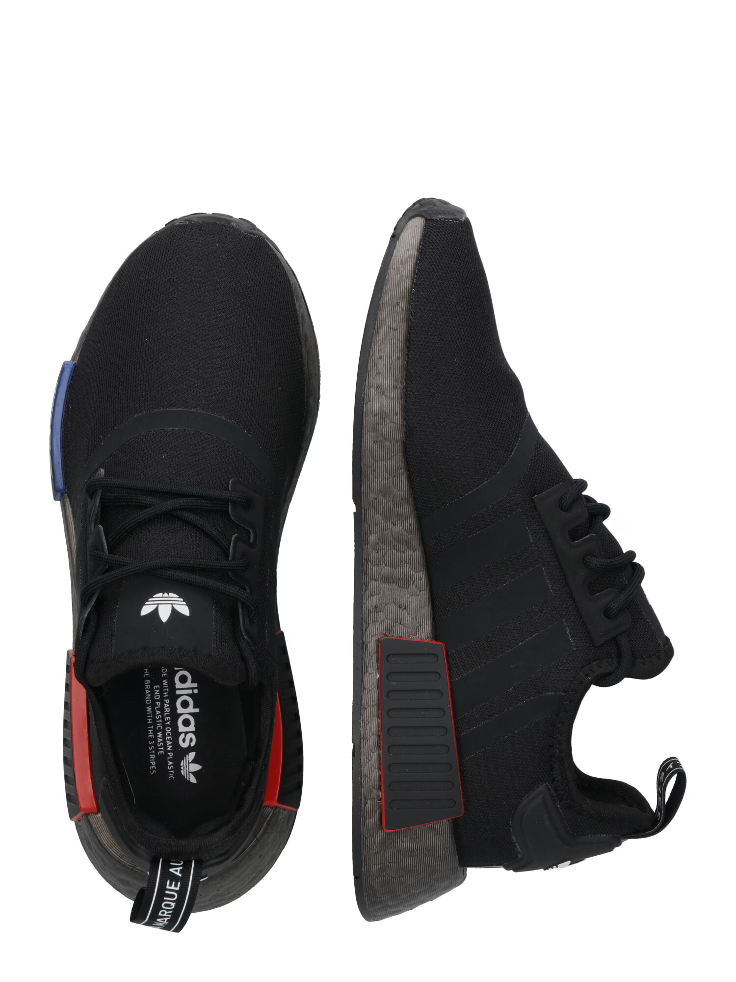 ADIDAS ORIGINALS Nizke superge 'NMD R1' modra / rdeča / črna / bela - Pepit.si