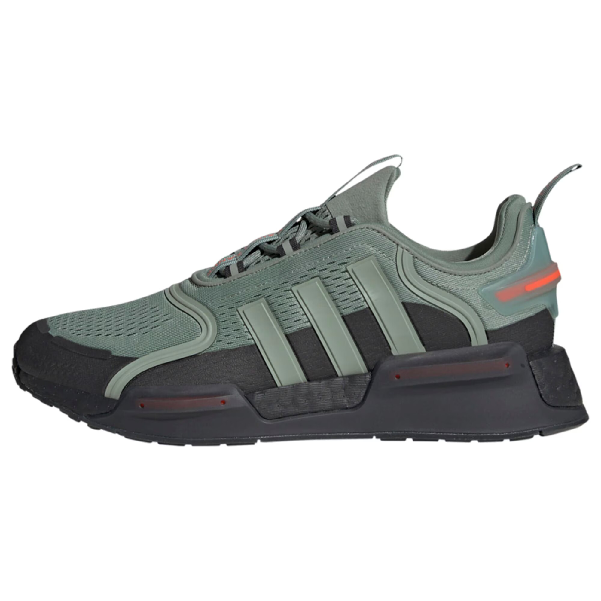 ADIDAS ORIGINALS Nizke superge 'NMD R1 V3' antracit / zelena / oranžna - Pepit.si