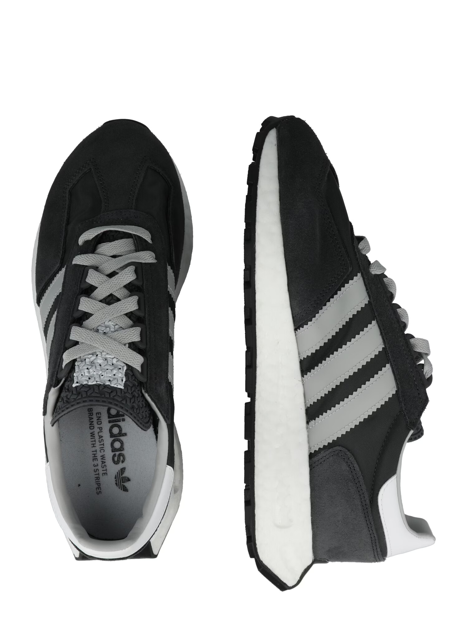 ADIDAS ORIGINALS Nizke superge 'RETROPY E5' svetlo siva / črna / bela - Pepit.si