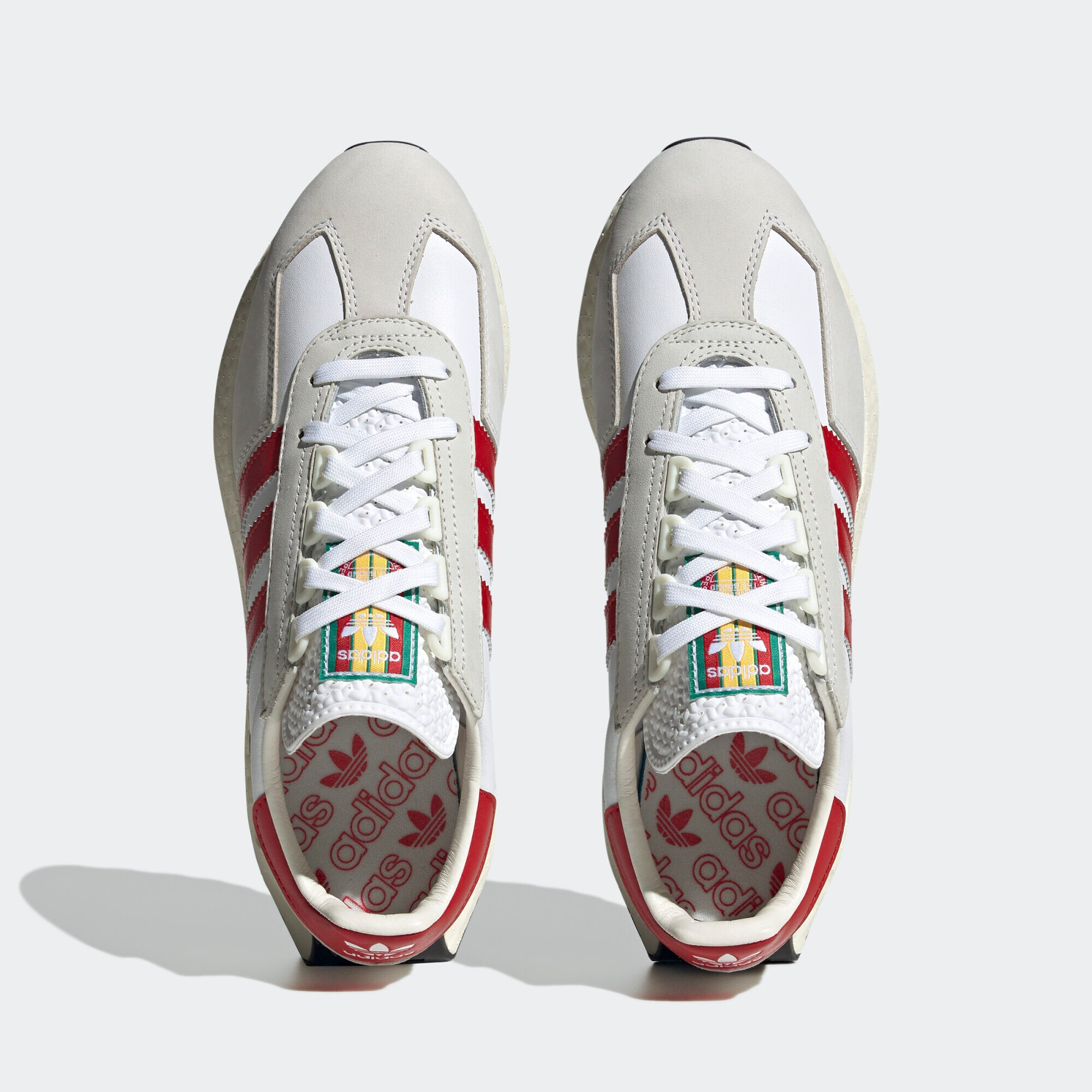 ADIDAS ORIGINALS Nizke superge 'Retropy E5' svetlo siva / krvavo rdeča / bela - Pepit.si