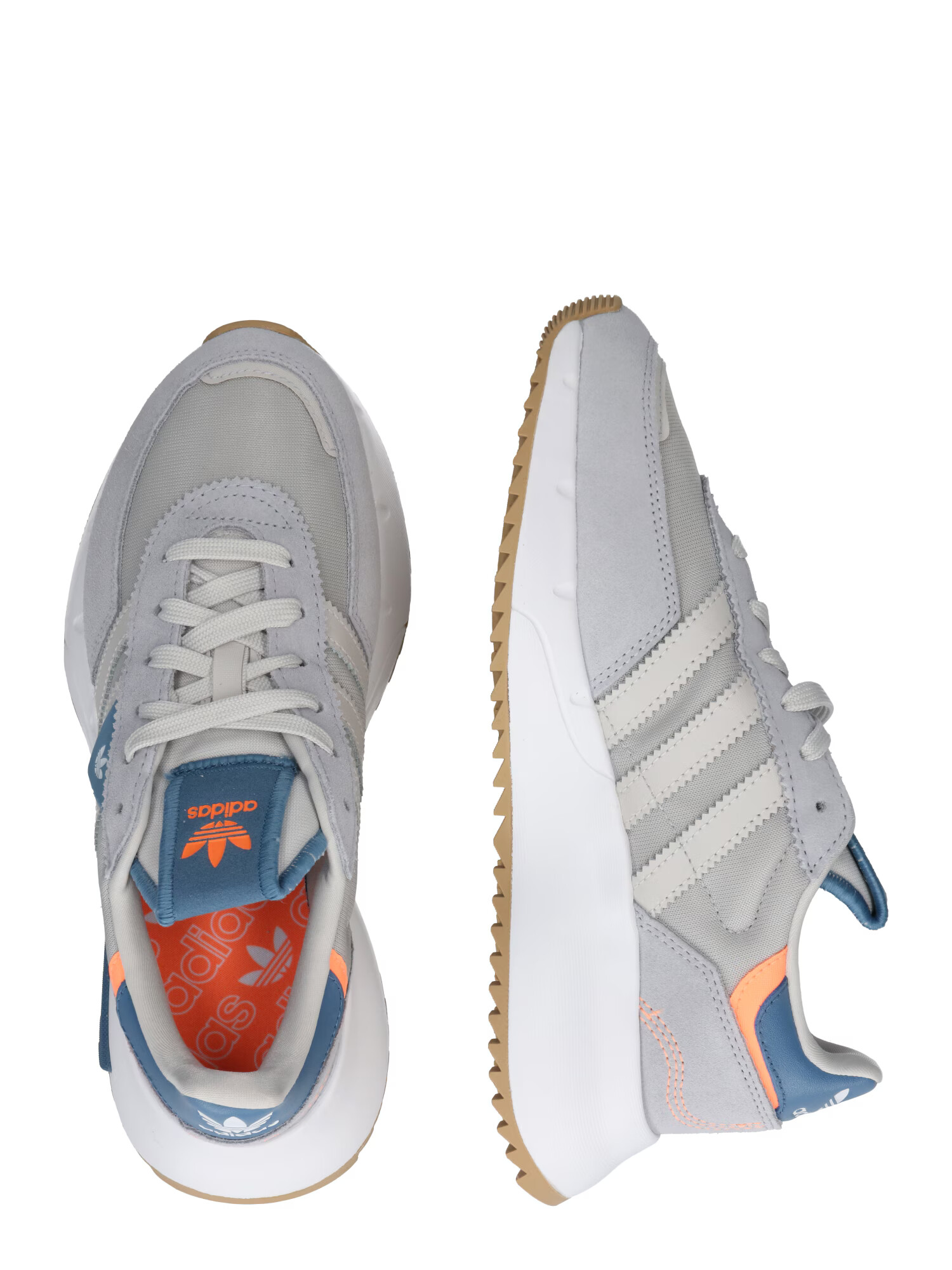 ADIDAS ORIGINALS Nizke superge 'Retropy F2' siva / oranžna / bela - Pepit.si