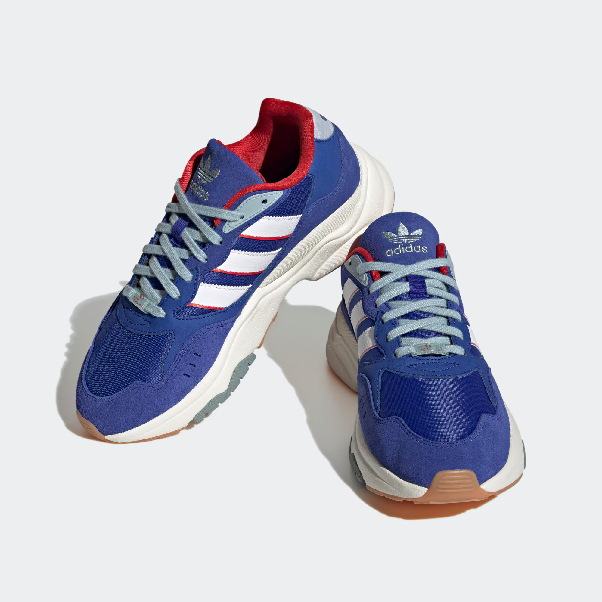 ADIDAS ORIGINALS Nizke superge 'Retropy F90' modra / rdeča / bela - Pepit.si