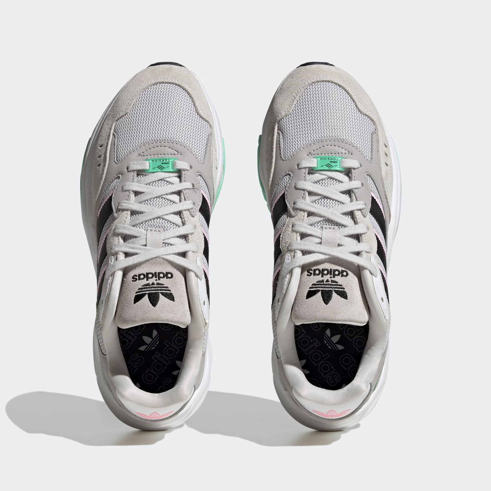 ADIDAS ORIGINALS Nizke superge 'Retropy F90' svetlo siva / črna / bela - Pepit.si