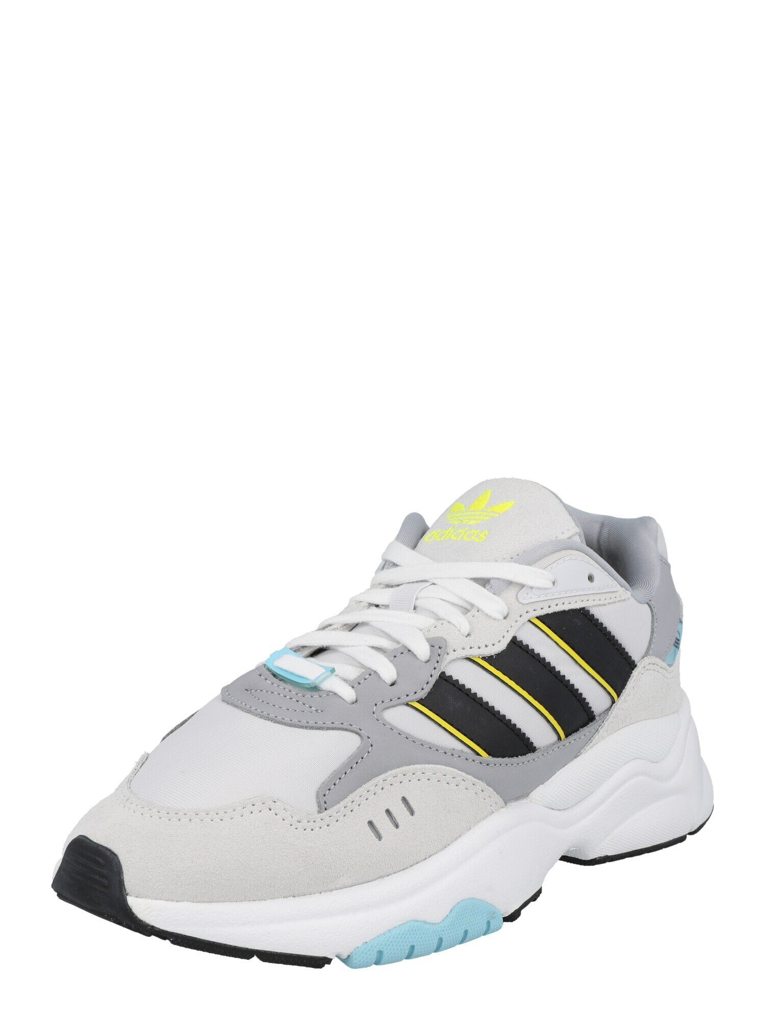 ADIDAS ORIGINALS Nizke superge 'RETROPY MYSTIQUE' siva / svetlo siva / neonsko zelena / črna - Pepit.si