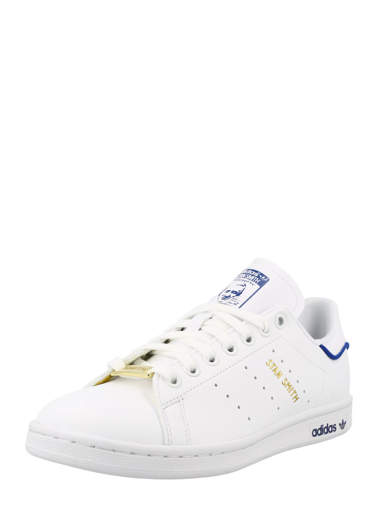 ADIDAS ORIGINALS Nizke superge 'Stan Smith' modra / zlata / bela - Pepit.si