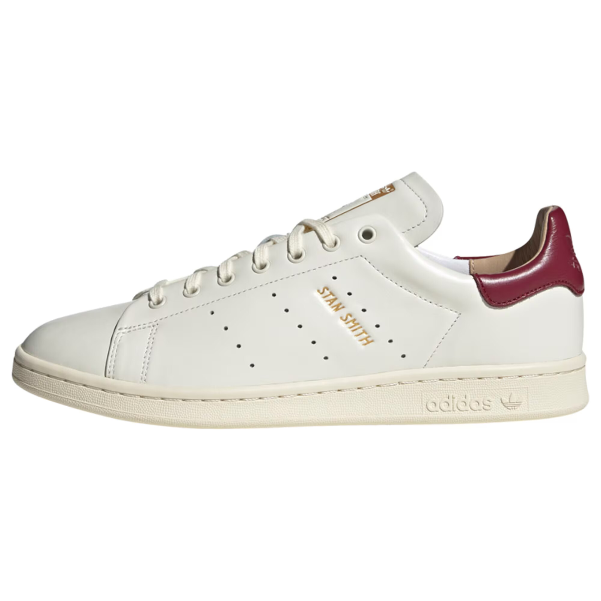 ADIDAS ORIGINALS Nizke superge 'Stan Smith' zlata / bordo / off-bela - Pepit.si