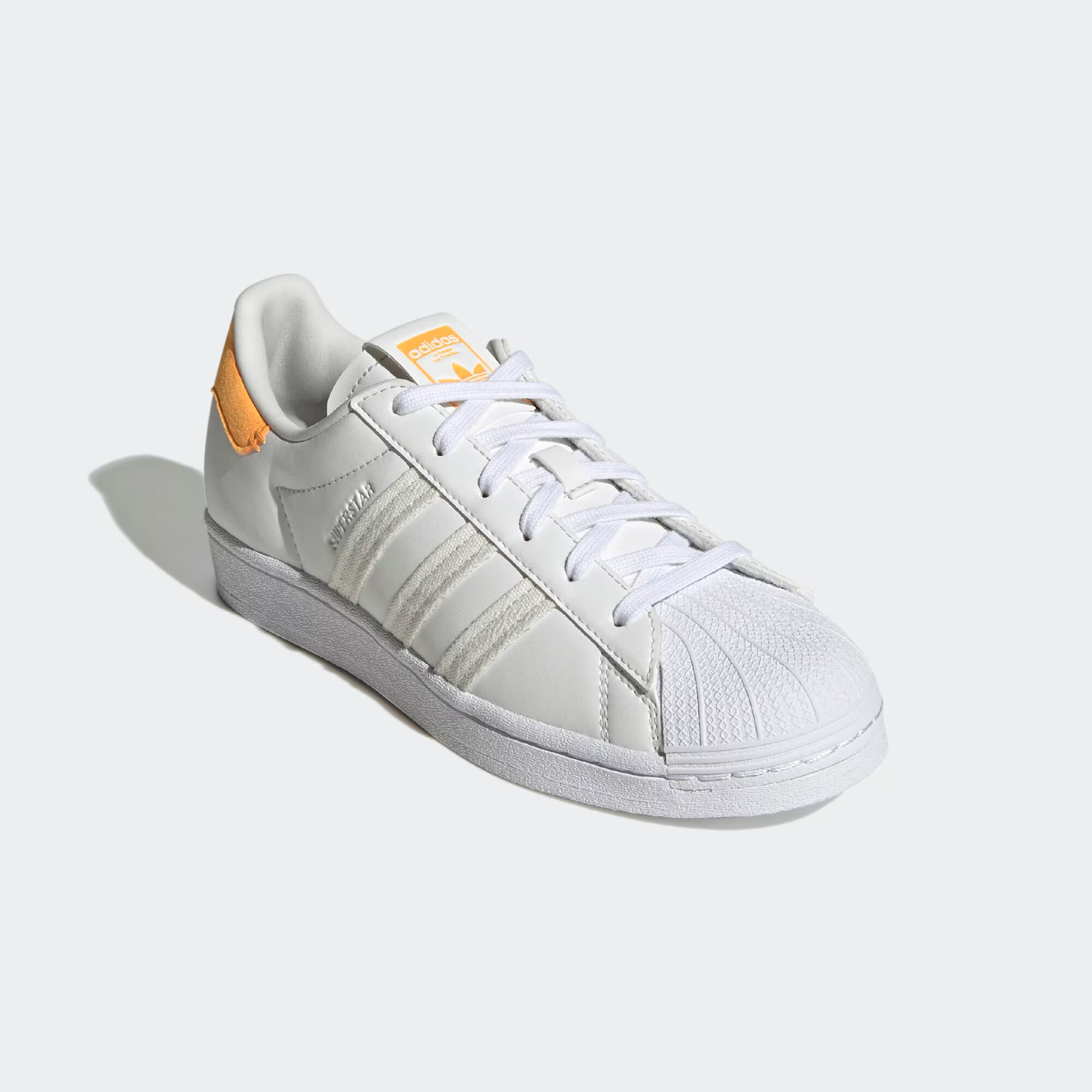 ADIDAS ORIGINALS Nizke superge 'Superstar' oranžna / bela - Pepit.si