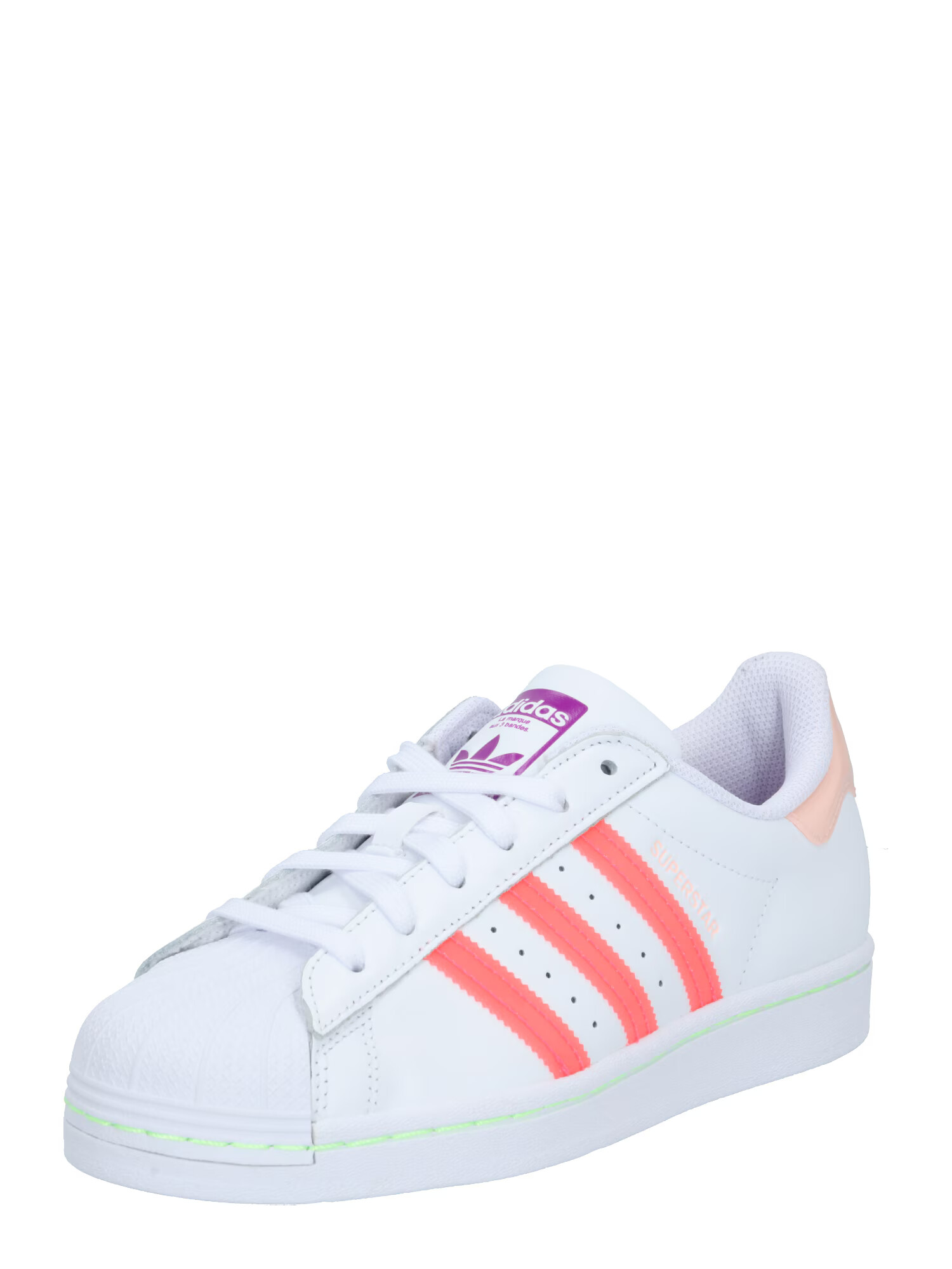 ADIDAS ORIGINALS Sneaker 'Superstar' bela / roza / korala - Pepit.si