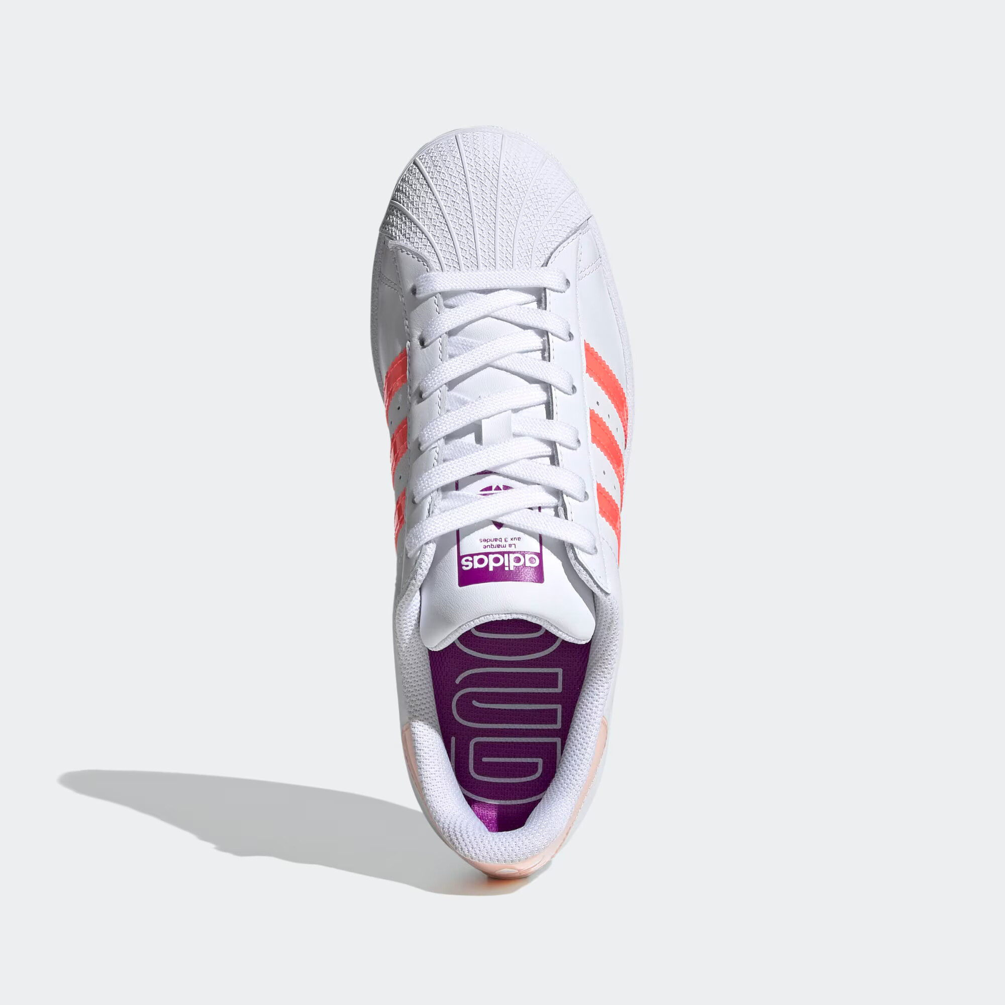 ADIDAS ORIGINALS Sneaker 'Superstar' bela / roza / korala - Pepit.si