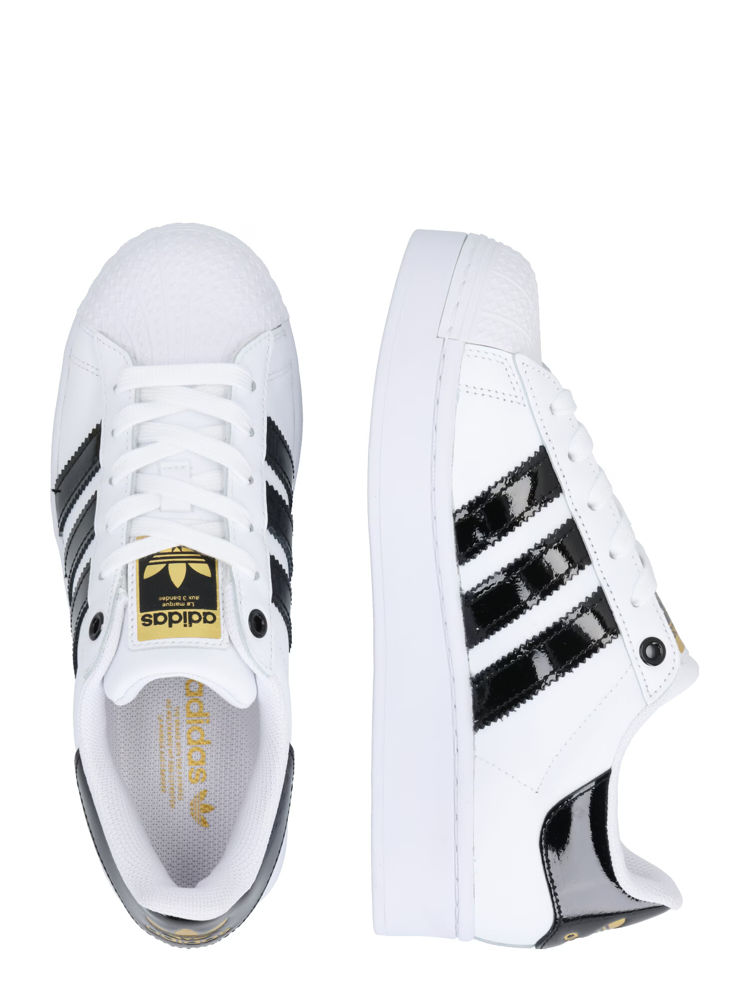 ADIDAS ORIGINALS Nizke superge 'Superstar Bold' rumena / črna / bela - Pepit.si