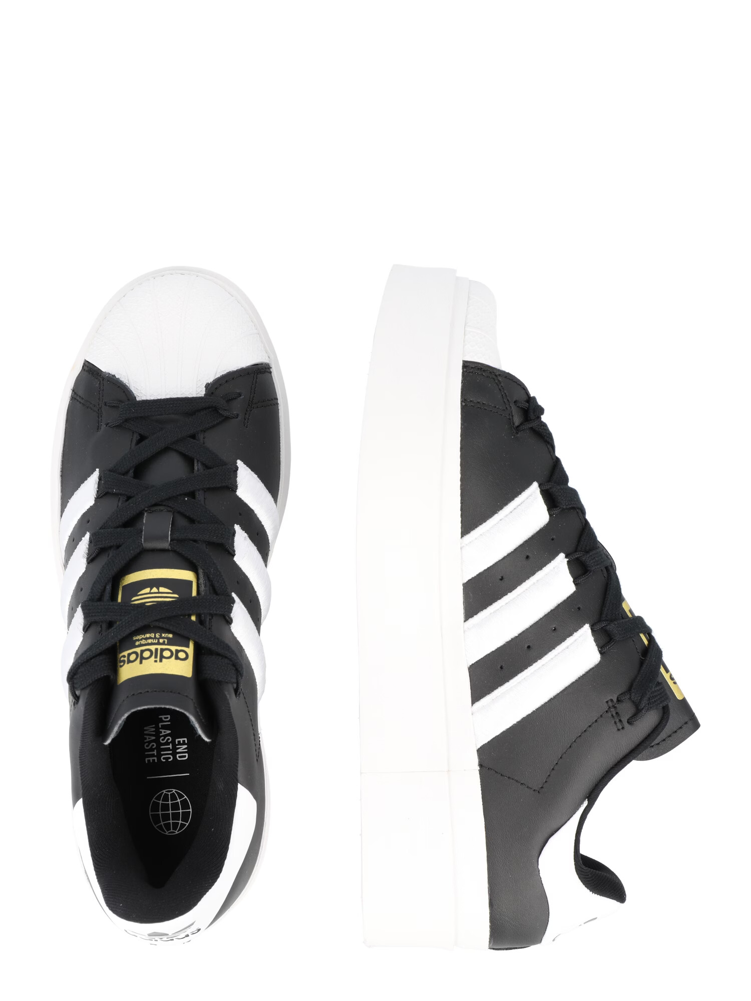 ADIDAS ORIGINALS Nizke superge 'Superstar Bonega' zlata / črna / bela - Pepit.si