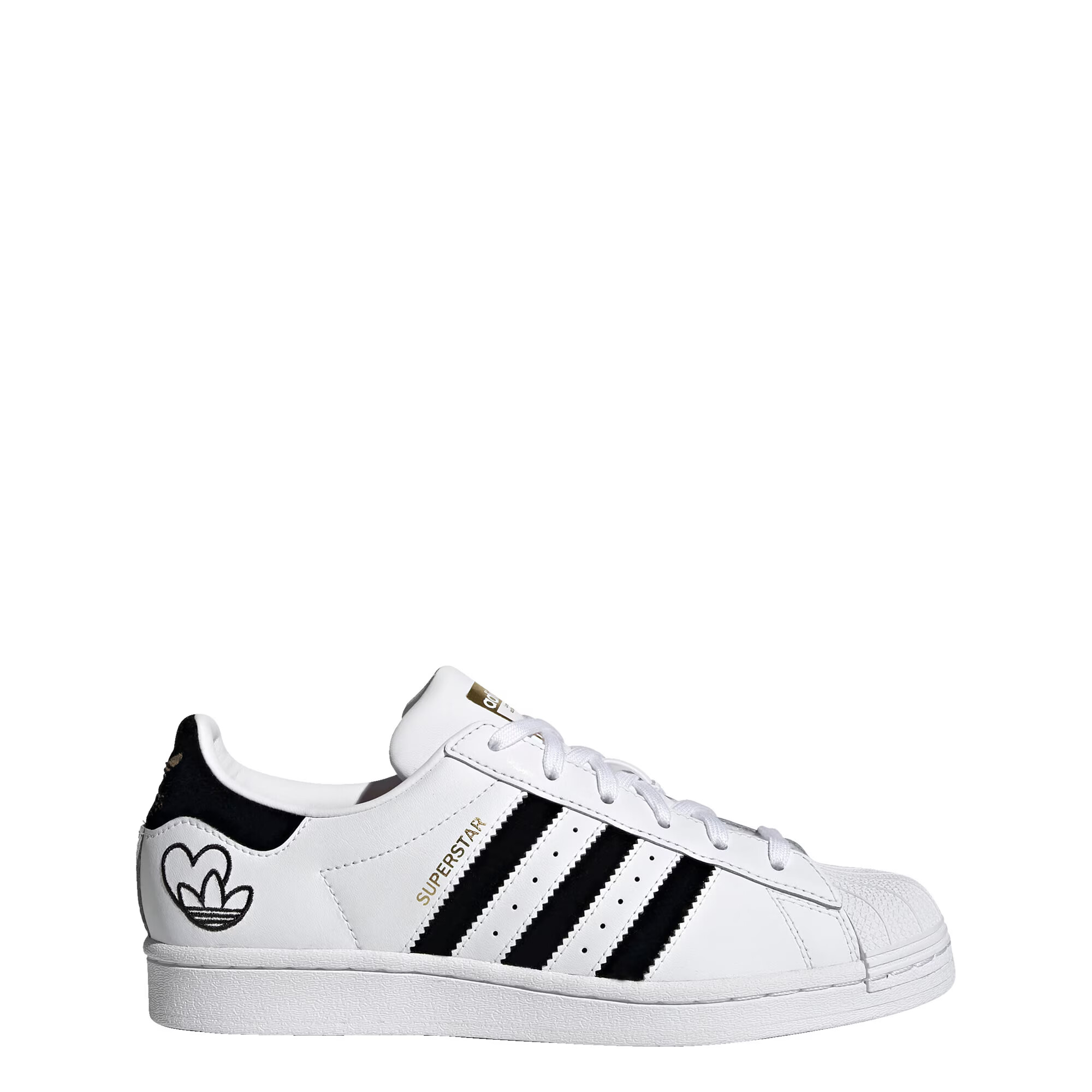 ADIDAS ORIGINALS Nizke superge 'Superstar' črna / bela - Pepit.si