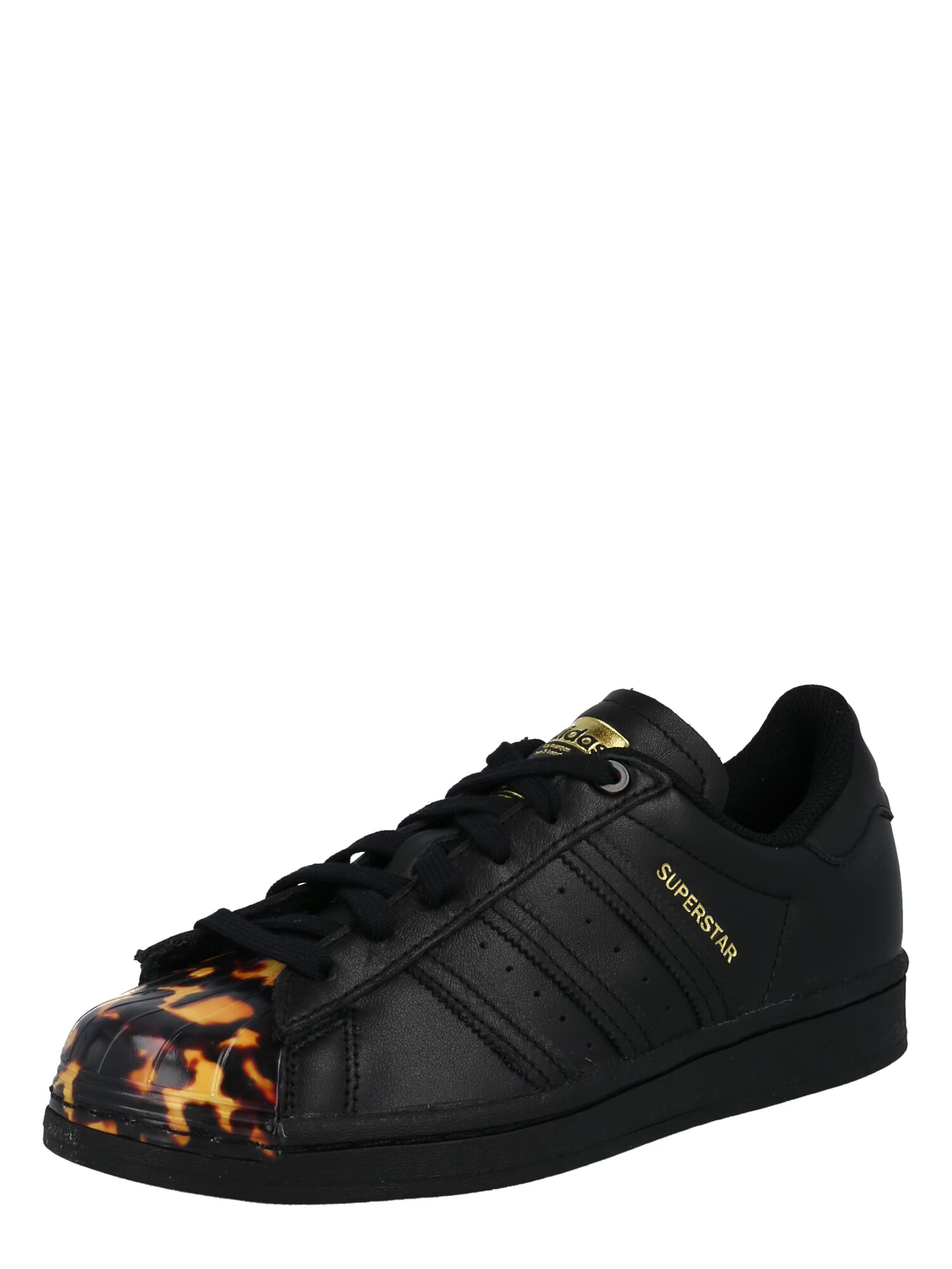 ADIDAS ORIGINALS Nizke superge 'Superstar' črna / svetlo oranžna - Pepit.si