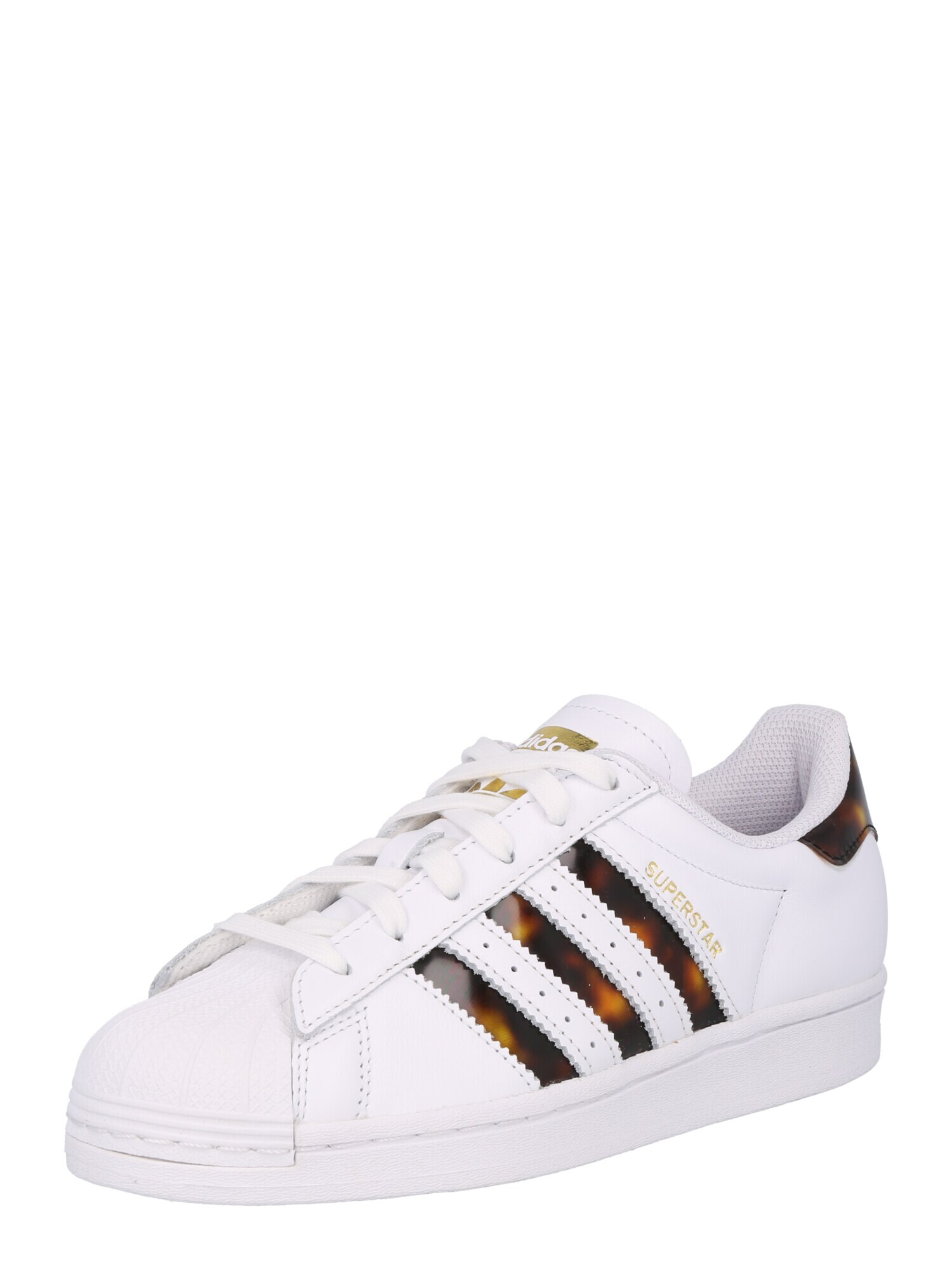 ADIDAS ORIGINALS Nizke superge 'Superstar' konjak / temno rjava / bela - Pepit.si