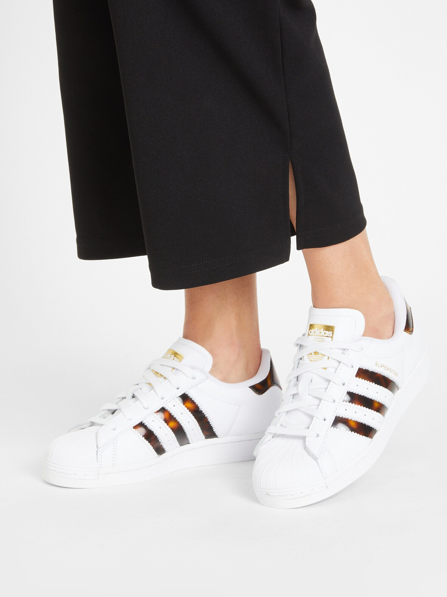 ADIDAS ORIGINALS Nizke superge 'Superstar' konjak / temno rjava / bela - Pepit.si