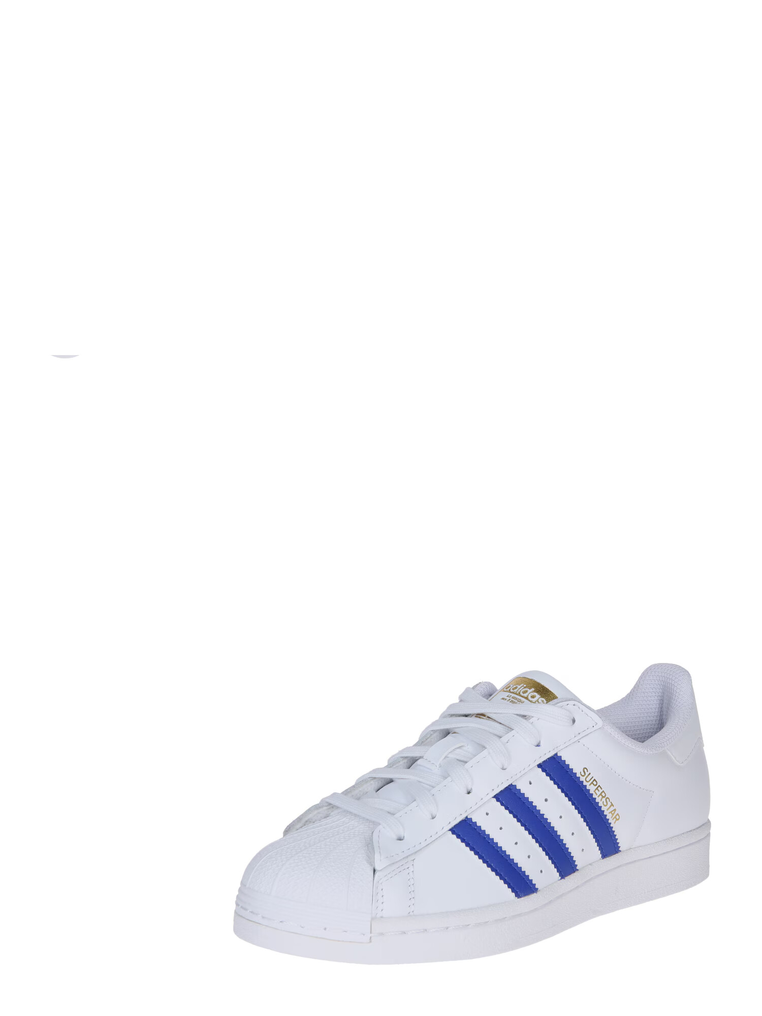 ADIDAS ORIGINALS Nizke superge 'SUPERSTAR' kraljevo modra / zlata / bela - Pepit.si