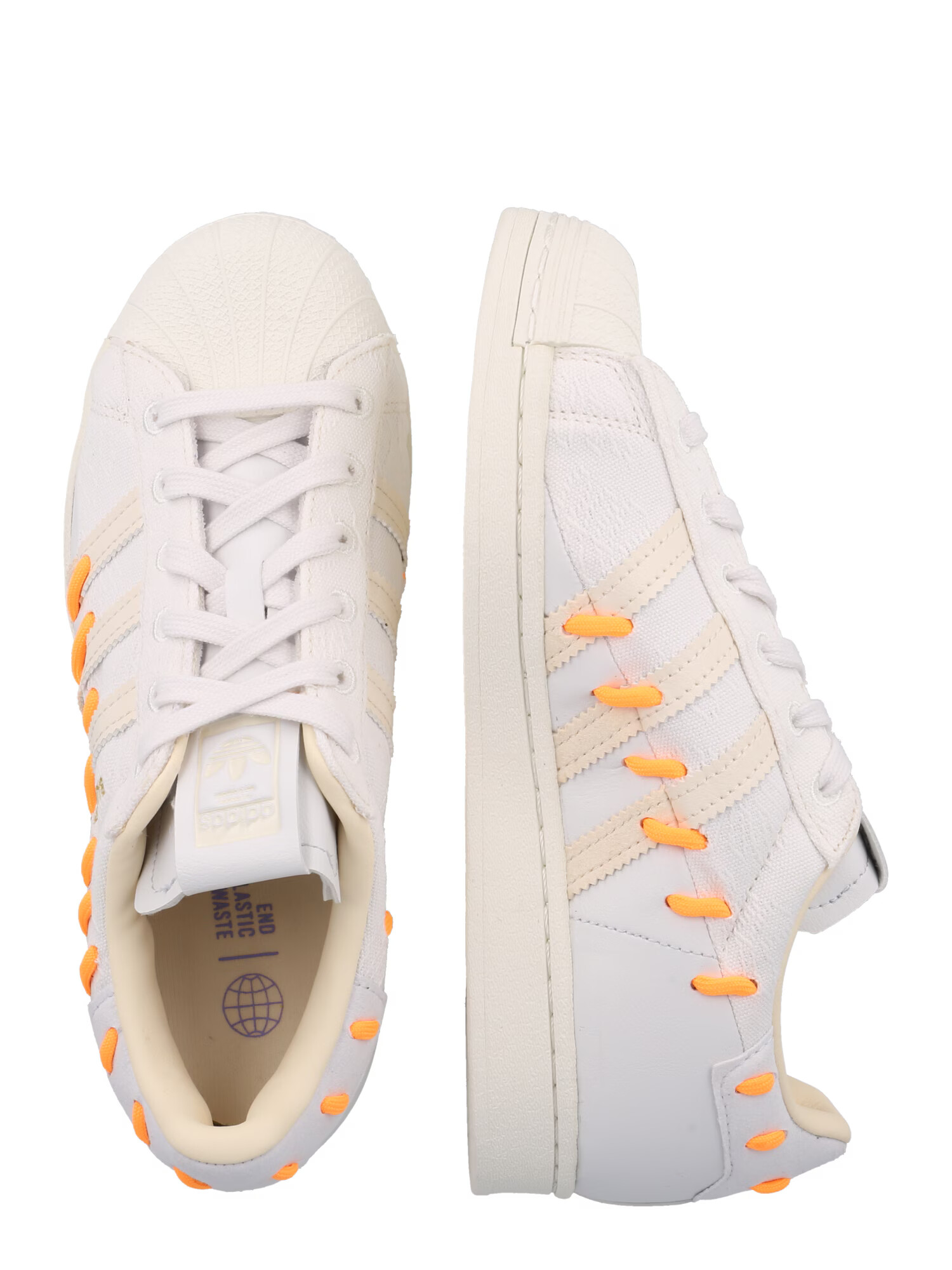 ADIDAS ORIGINALS Nizke superge 'Superstar' oranžna / pastelno oranžna / bela - Pepit.si