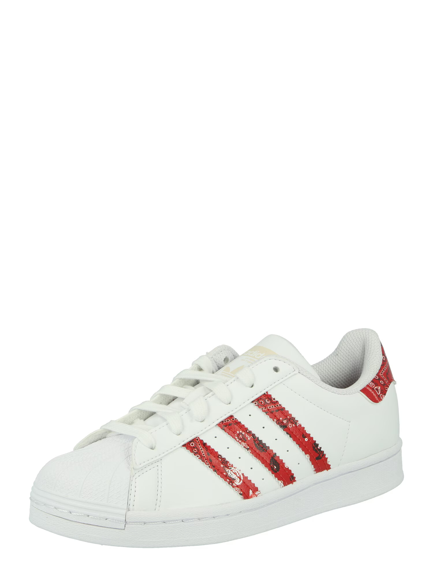 ADIDAS ORIGINALS Nizke superge 'Superstar' rdeča / bela - Pepit.si