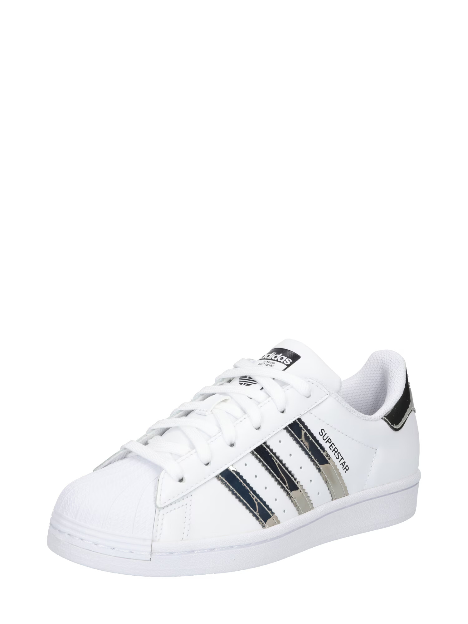 ADIDAS ORIGINALS Nizke superge 'Superstar' srebrna / bela - Pepit.si