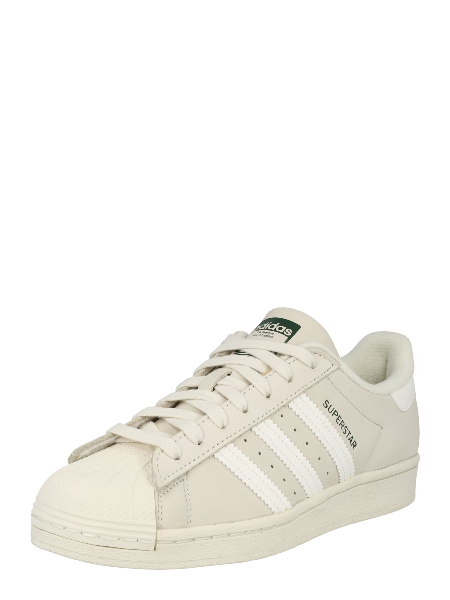 ADIDAS ORIGINALS Nizke superge 'Superstar' temno zelena / bela / off-bela - Pepit.si