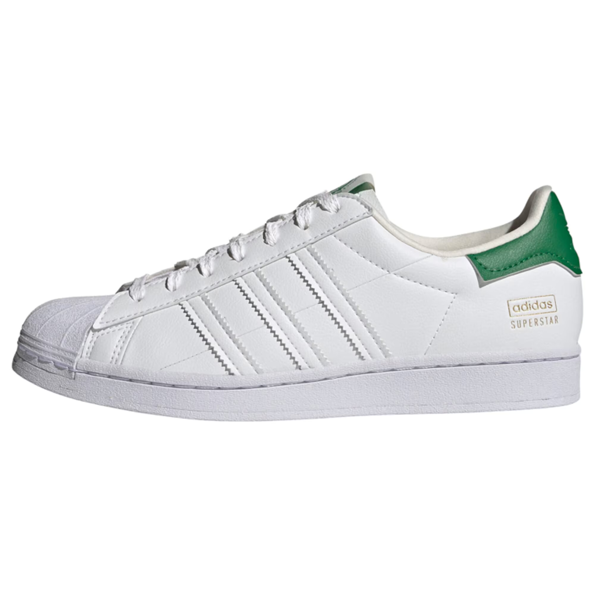 ADIDAS ORIGINALS Nizke superge 'Superstar' zelena / bela / zlata - Pepit.si