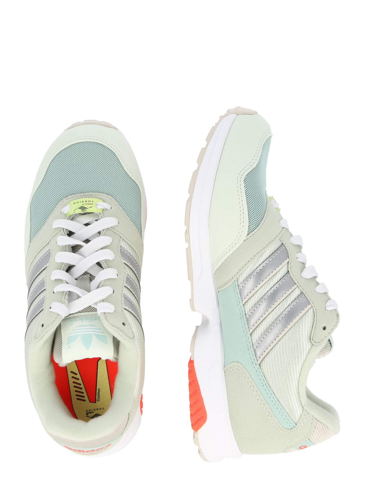 ADIDAS ORIGINALS Nizke superge 'ZX 1000' meta / pastelno zelena / srebrna - Pepit.si