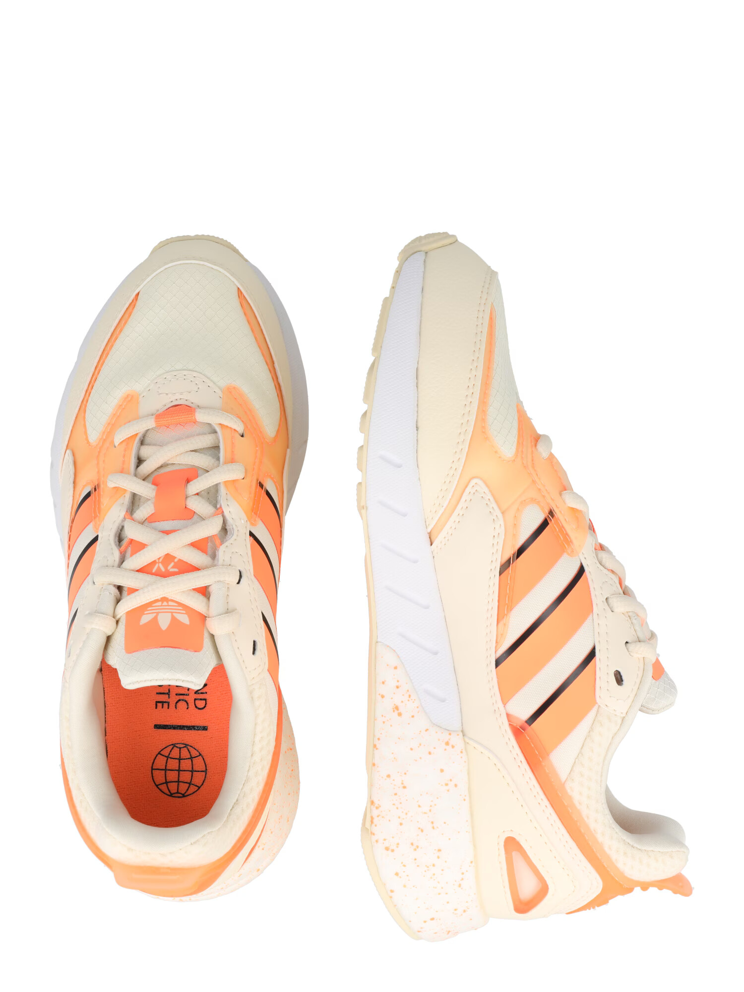 ADIDAS SPORTSWEAR Nizke superge 'ZX 1K BOOST 2.0' bež / svetlo siva / oranžna / črna - Pepit.si