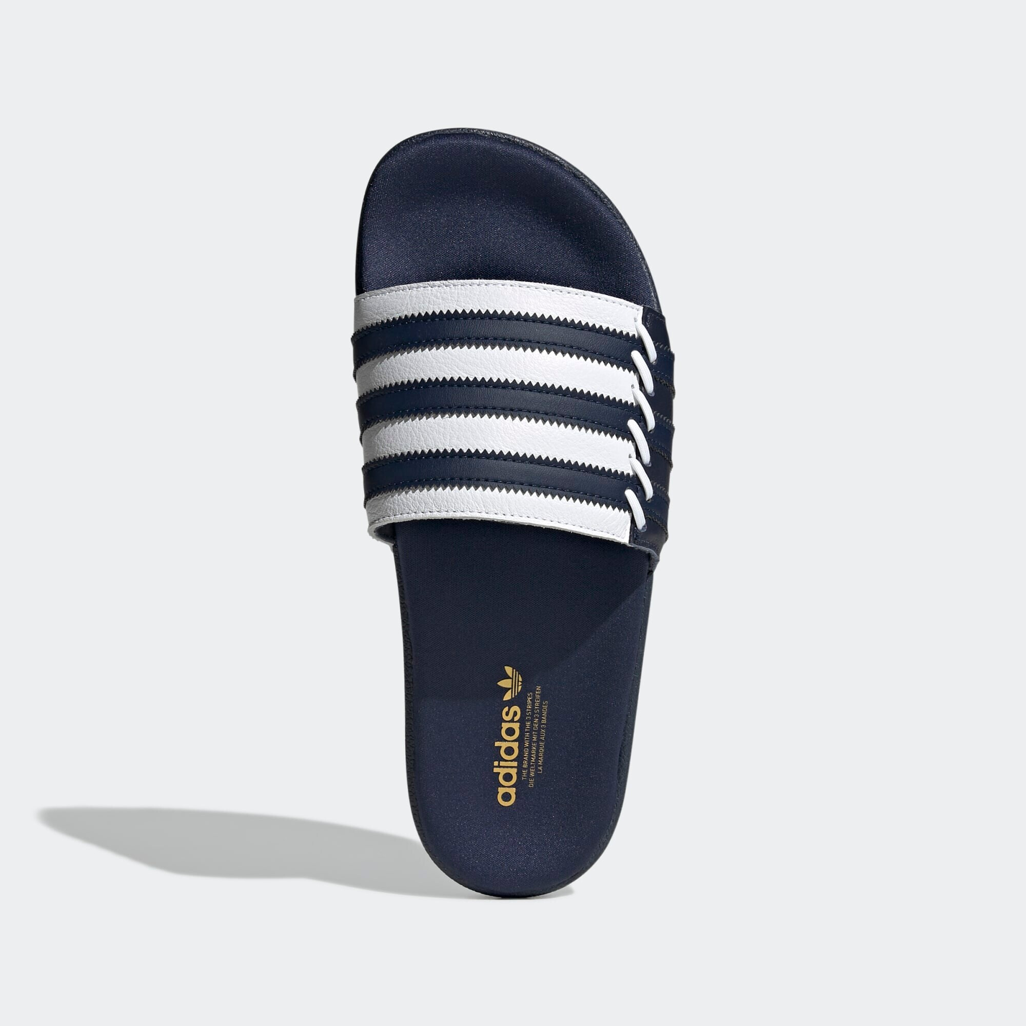 ADIDAS ORIGINALS Nizki natikači 'Adilette' mornarska / bela - Pepit.si