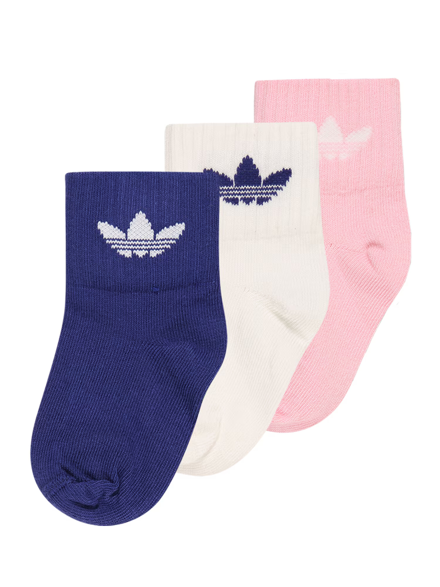 ADIDAS ORIGINALS Nogavice bela / roza / vijolično modra - Pepit.si