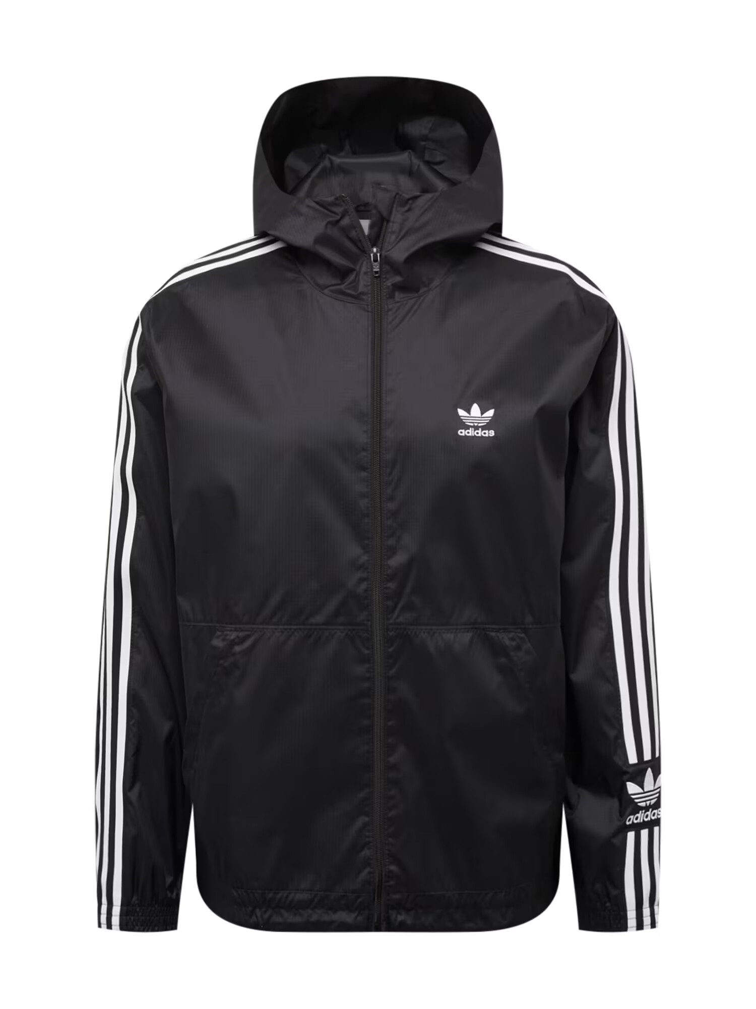 ADIDAS ORIGINALS Prehodna jakna črna / bela - Pepit.si