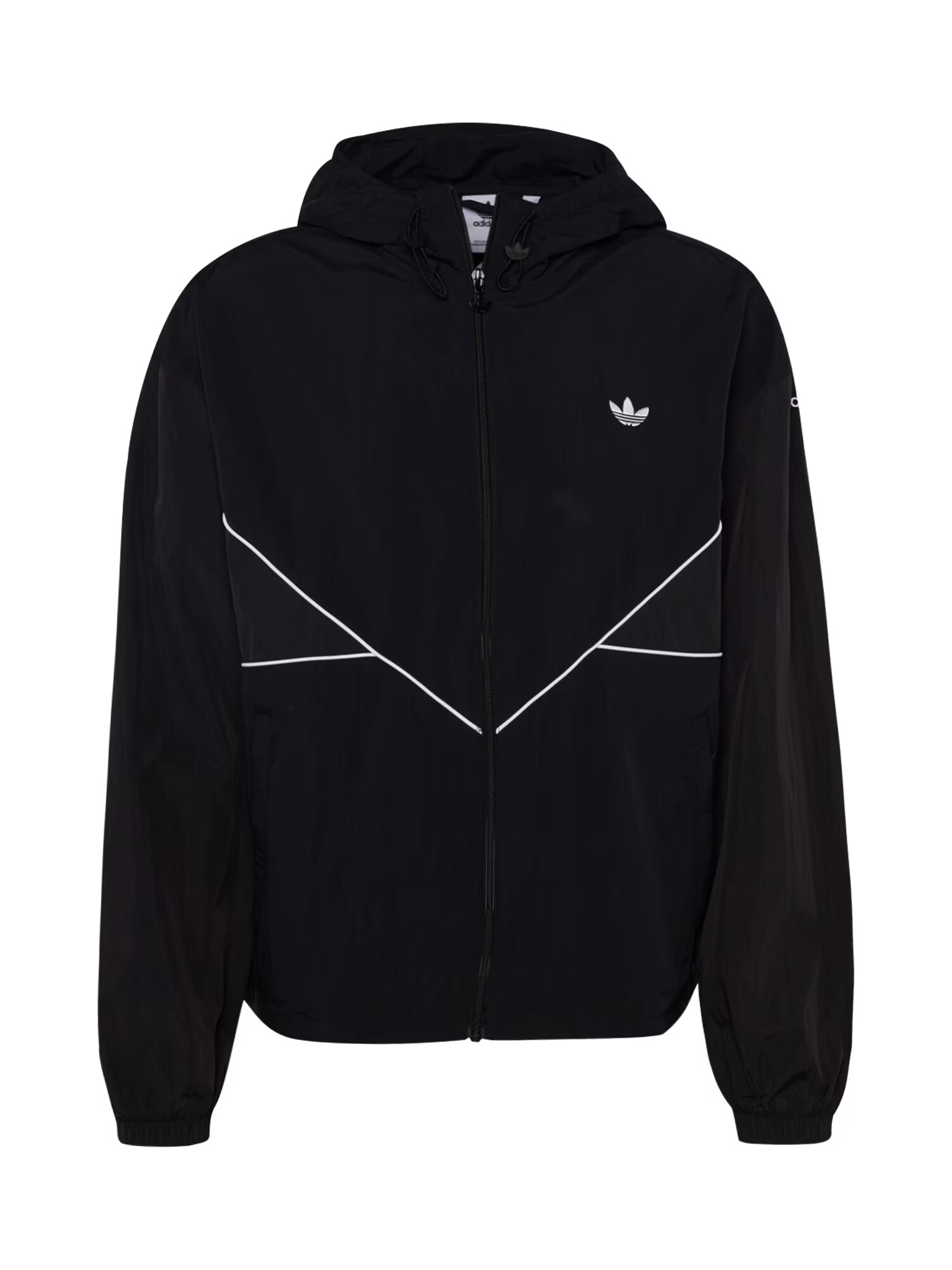 ADIDAS ORIGINALS Prehodna jakna črna / bela - Pepit.si