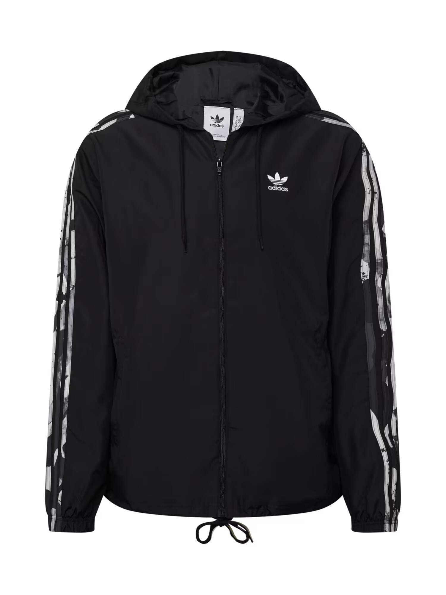 ADIDAS ORIGINALS Prehodna jakna kremna / siva / črna / bela - Pepit.si