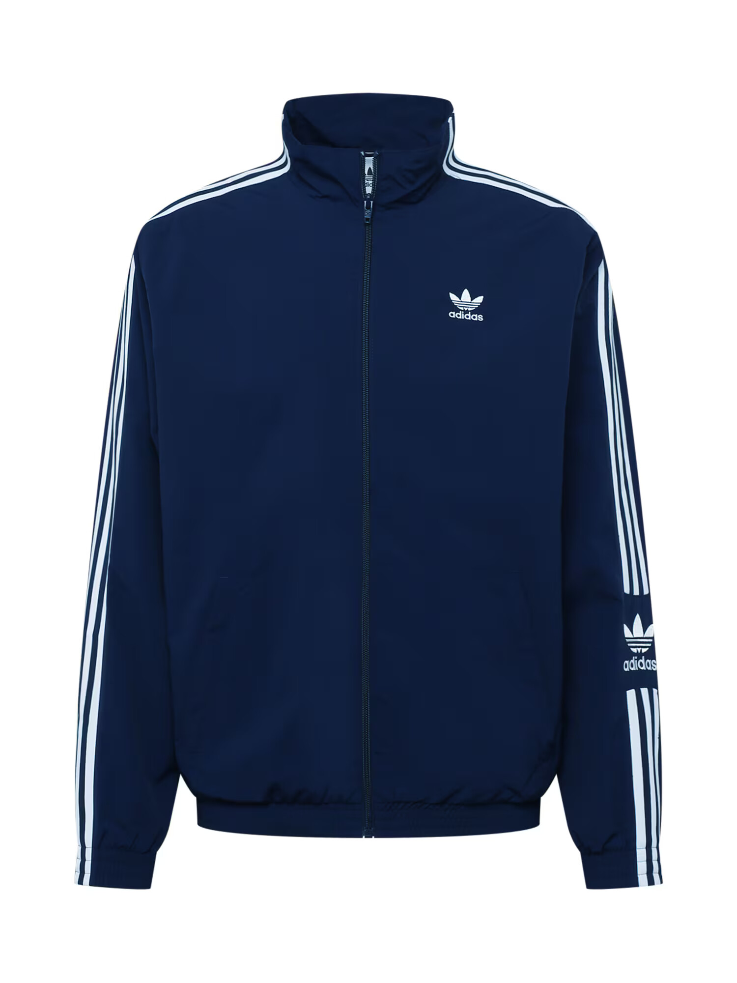 ADIDAS ORIGINALS Prehodna jakna mornarska / bela - Pepit.si