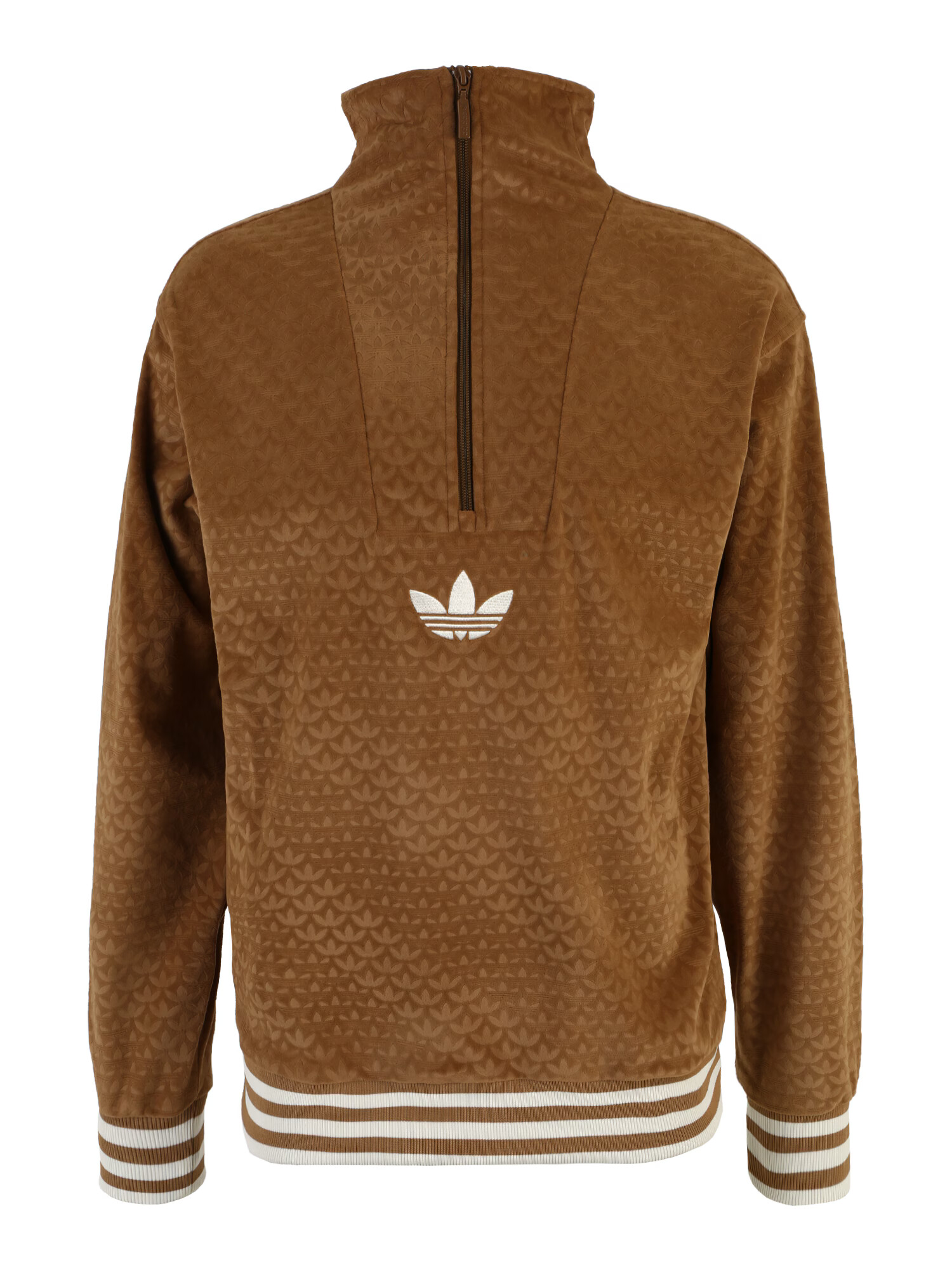 ADIDAS ORIGINALS Prehodna jakna rjava / bela - Pepit.si