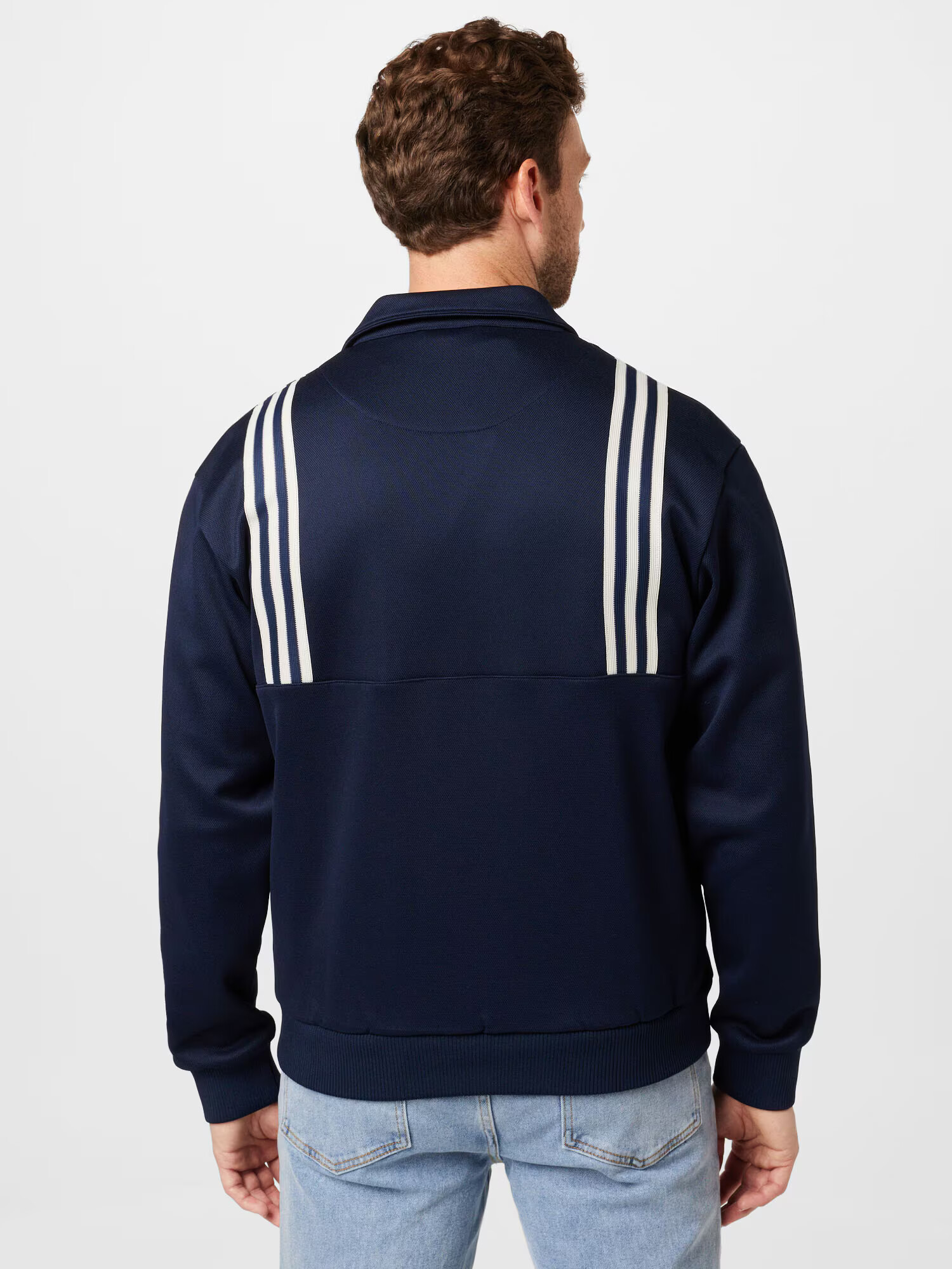 ADIDAS ORIGINALS Prehodna jakna temno modra / oranžna / bela - Pepit.si