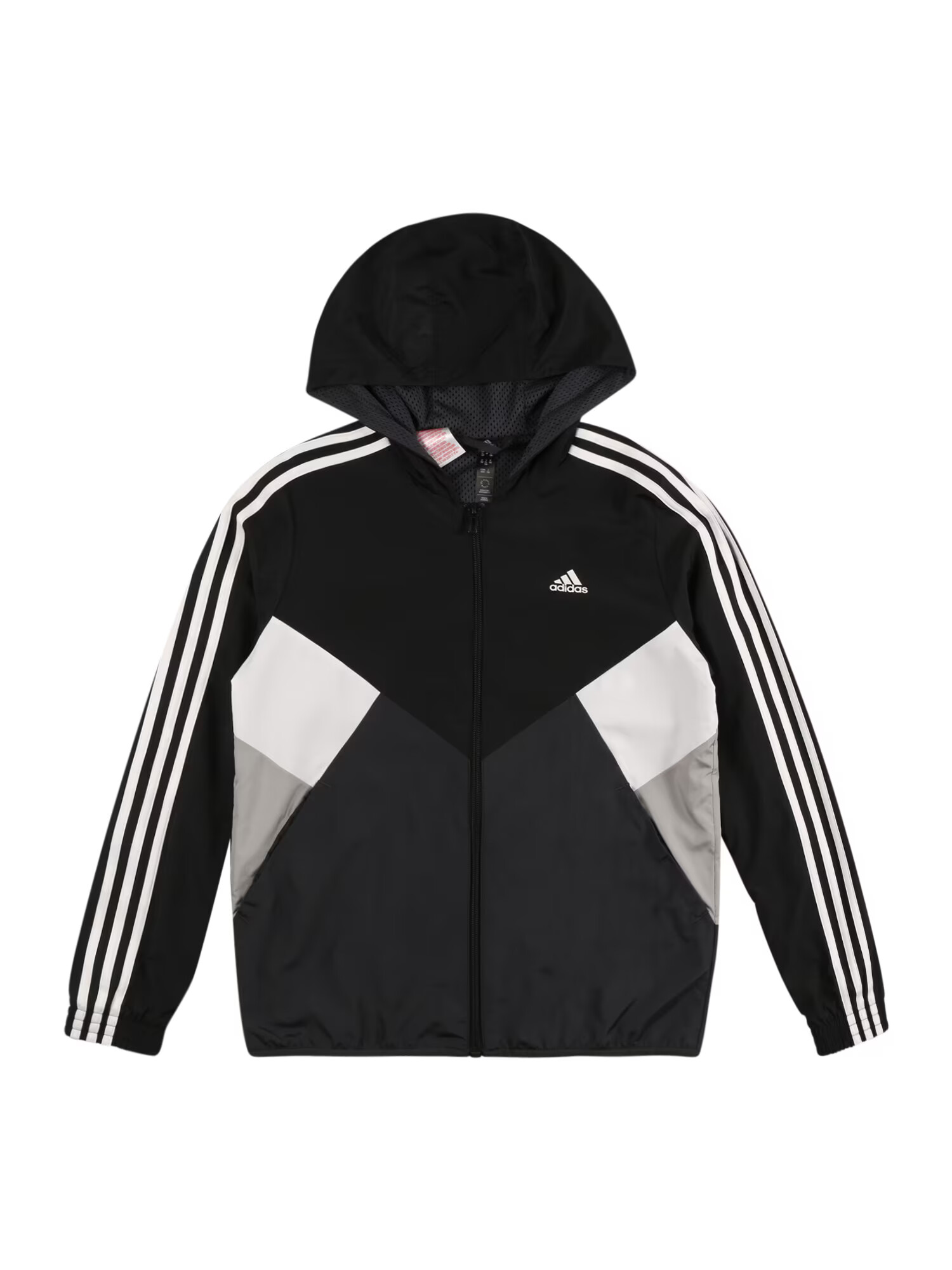 ADIDAS ORIGINALS Športna jopa na zadrgo 'CB WND BR' črna / bela / bež - Pepit.si