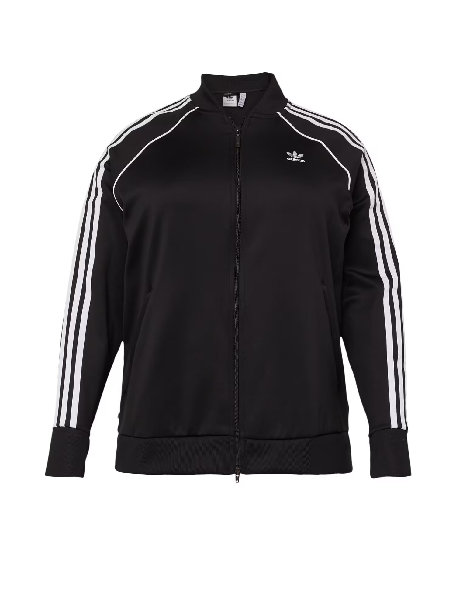 ADIDAS ORIGINALS Jopa na zadrgo črna / bela - Pepit.si