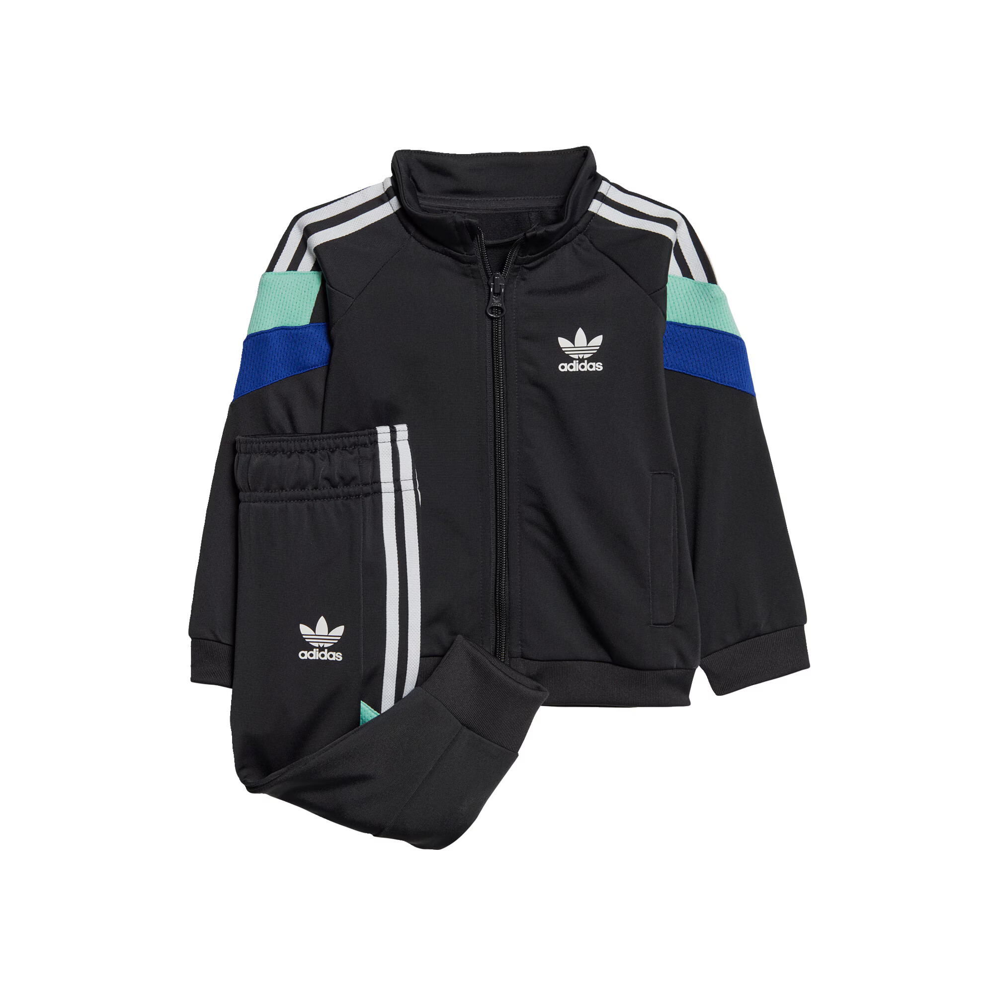 ADIDAS ORIGINALS Trenirka za tek 'Rekive' temno modra / meta / črna / bela - Pepit.si