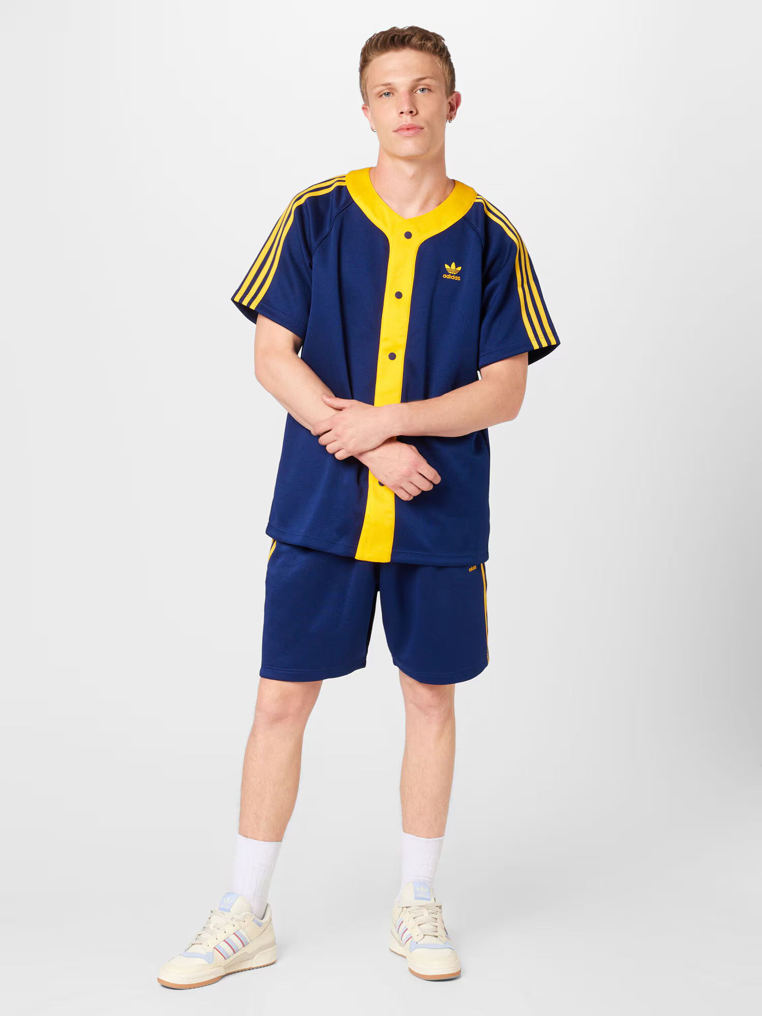 ADIDAS ORIGINALS Srajca temno modra / žafran - Pepit.si