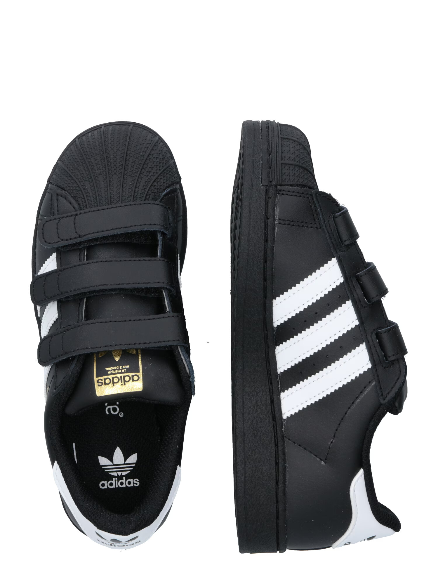 ADIDAS ORIGINALS Superge 'Superstar' zlata / črna / bela - Pepit.si