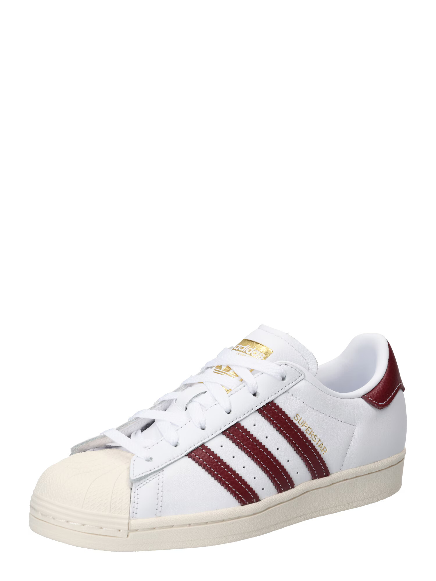 ADIDAS ORIGINALS Nizke superge 'Superstar' zlata / merlot / bela - Pepit.si